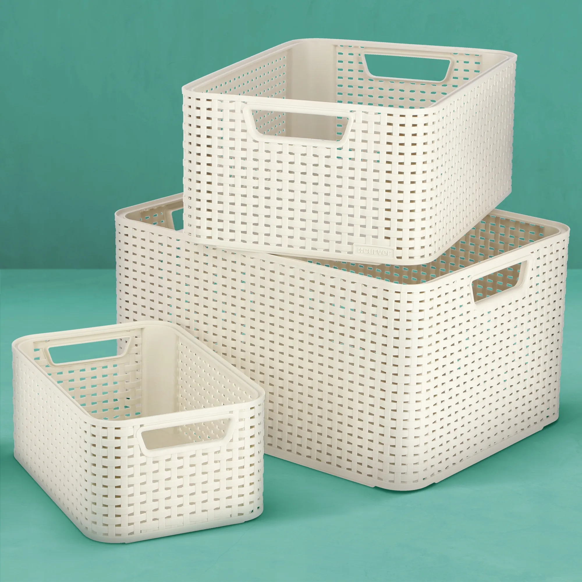 „Curver Style“ 6 l laikymo indas su dangčiu, kreminės spalvos