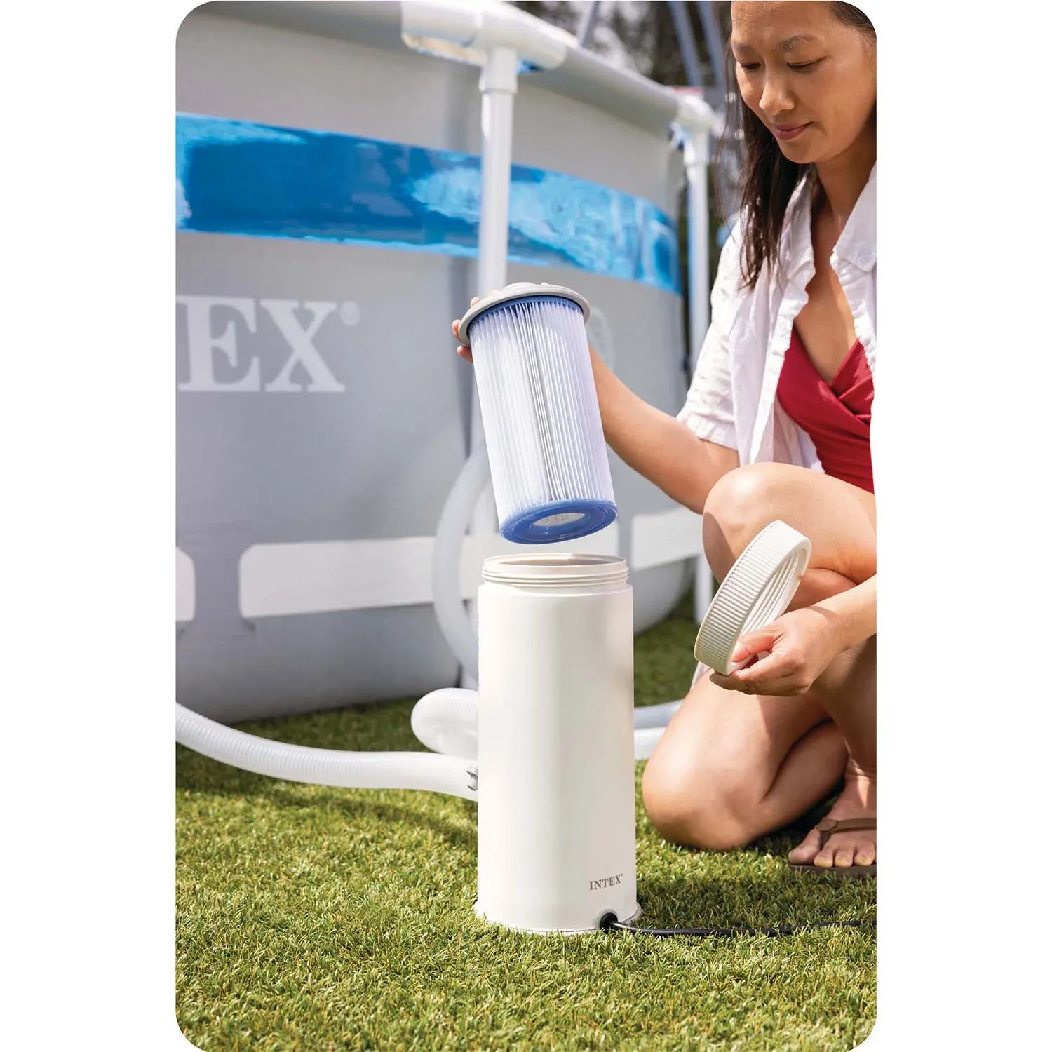 Filtro siurblys sodo baseinams 3785 l/val. INTEX 26638 - nuotrauka 1