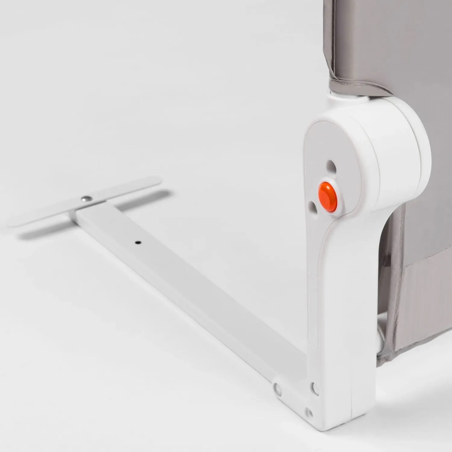 Apsauginis lovos turėklas 150 x 66 x 35 cm, Nukido, pilkas - nuotrauka 1