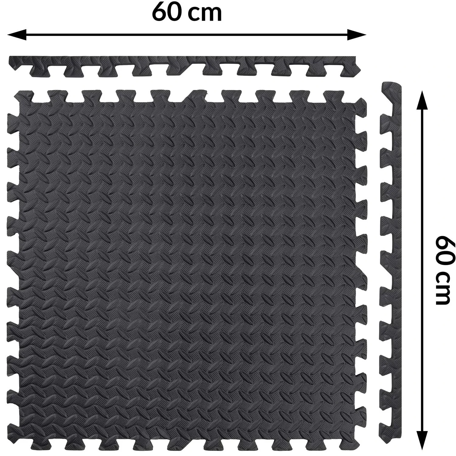 „Neo-Sport“ 60x60 putplasčio kilimėlis fitnesui – NS-924 - nuotrauka 1