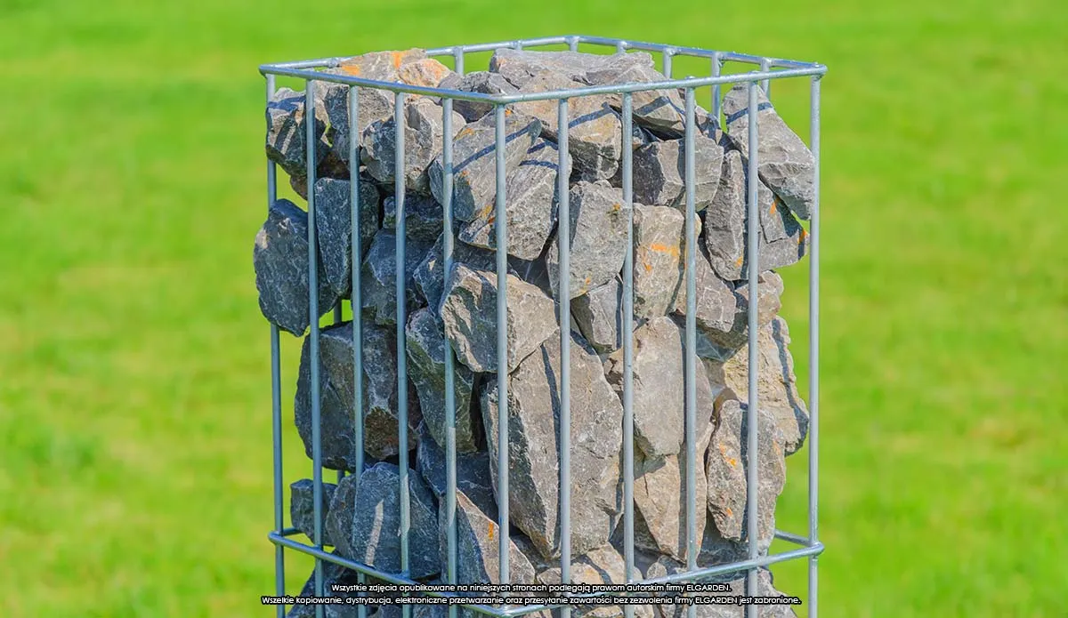Sodo pergolės stulpas Kanny 120 x 29 cm, sidabrinis