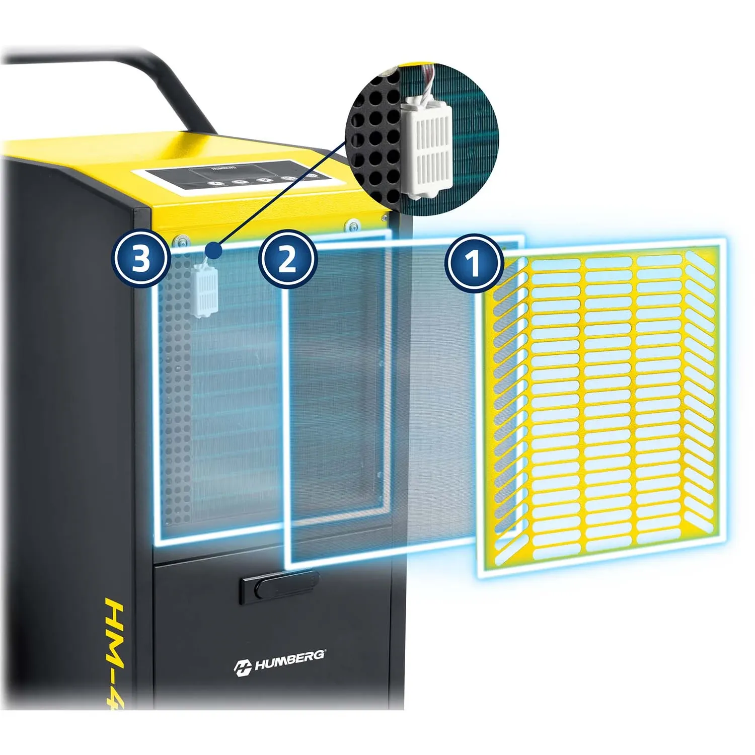 Pramoninis oro sausintuvas 50l/24h Humberg HM-480 - nuotrauka 1