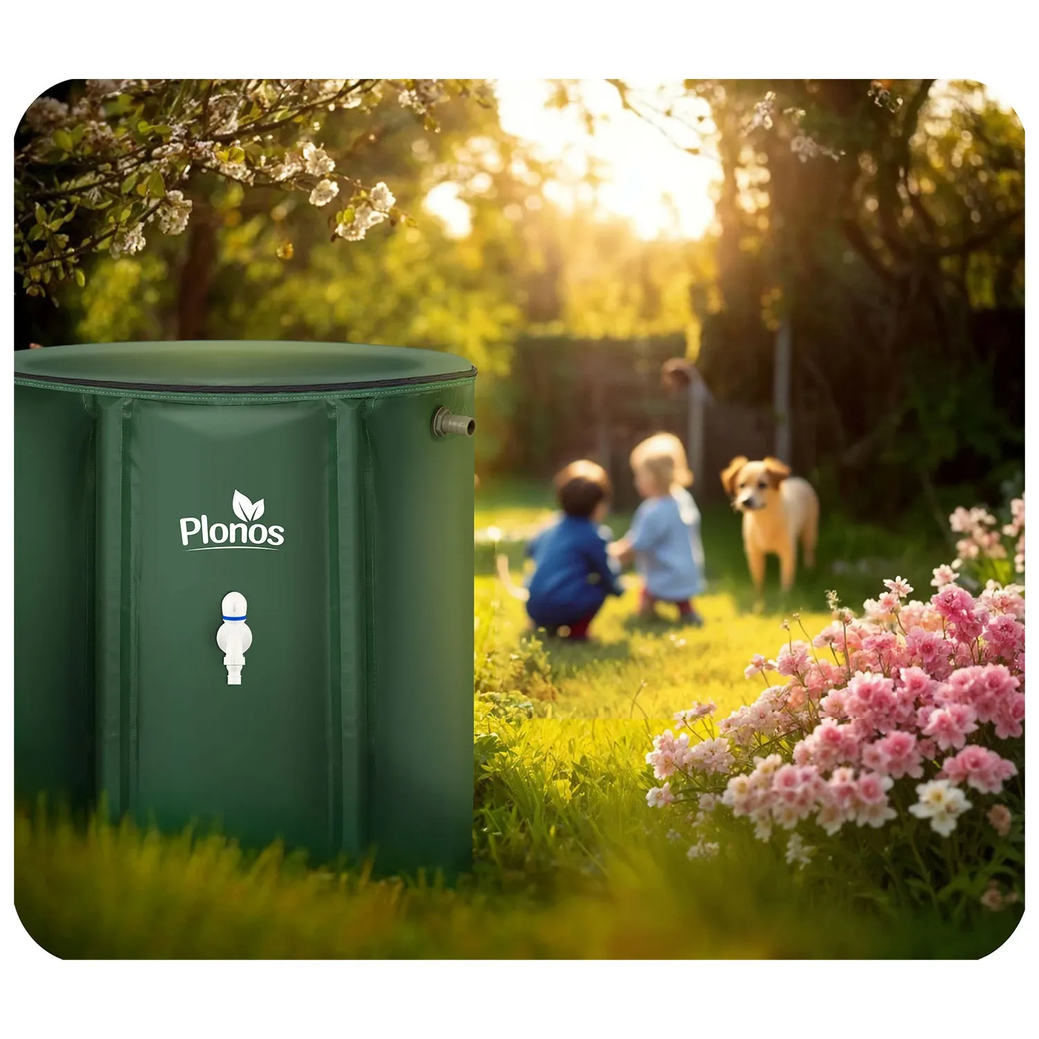 200 l lietaus vandens talpykla „Plonos PL-520“ - nuotrauka 1
