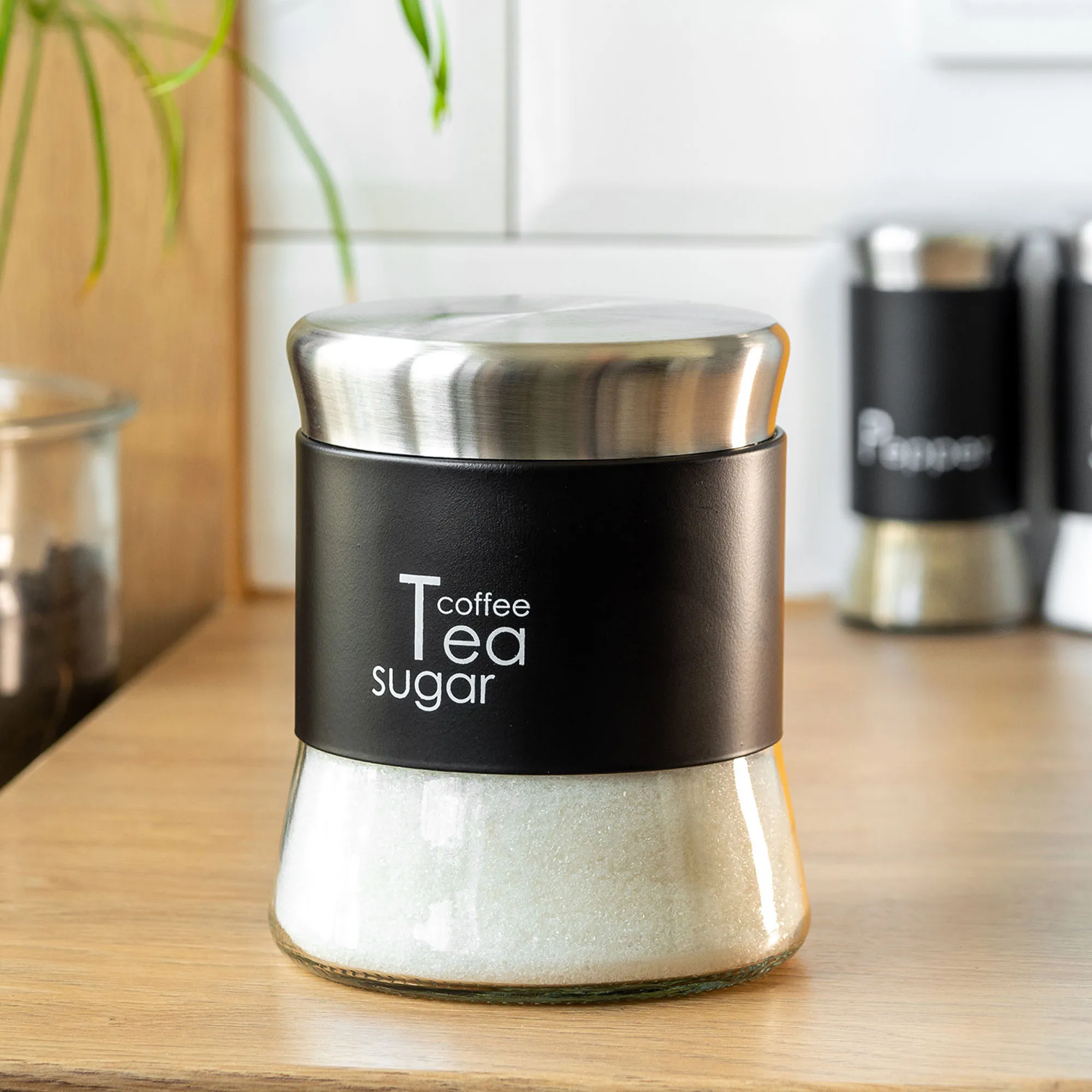 Virtuvės indų rinkinys 1100 ml + 800 ml, juodos spalvos