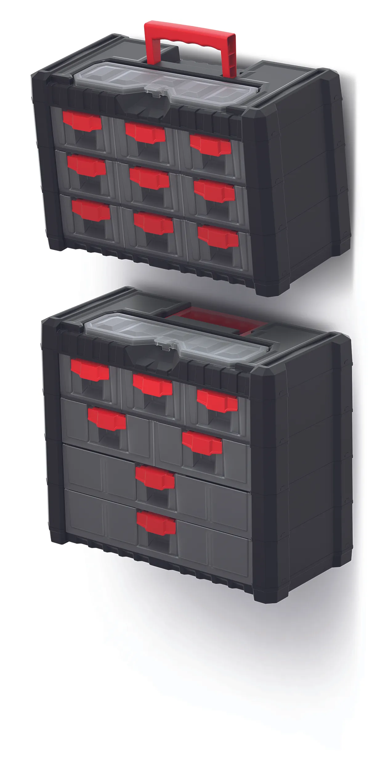 KISTENBERG įrankių dėklas „Multicase Cargo 501“ – KMC501 – juodas