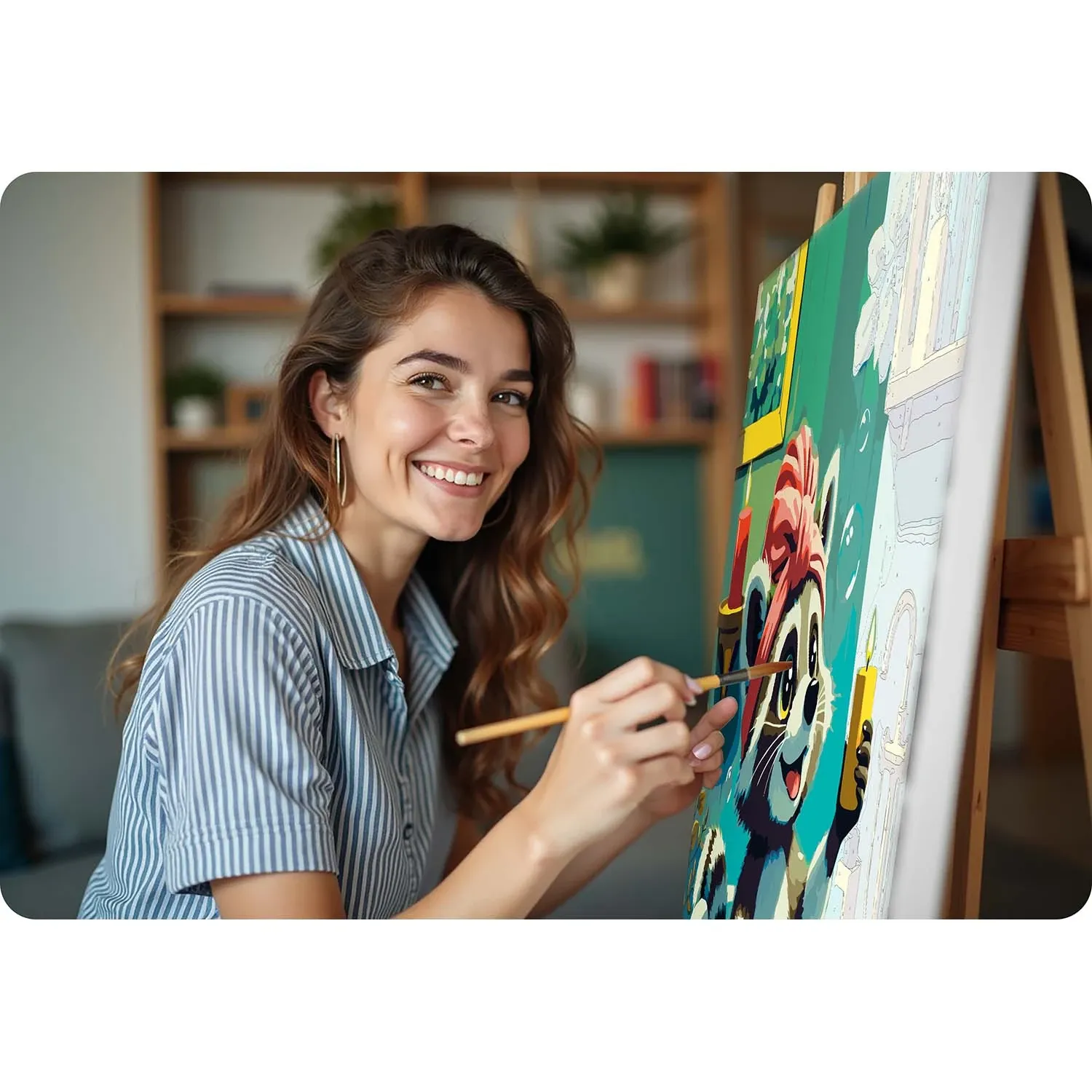 Paveikslas tapyti pagal skaičius 40x50 cm Massido Szop - nuotrauka 1