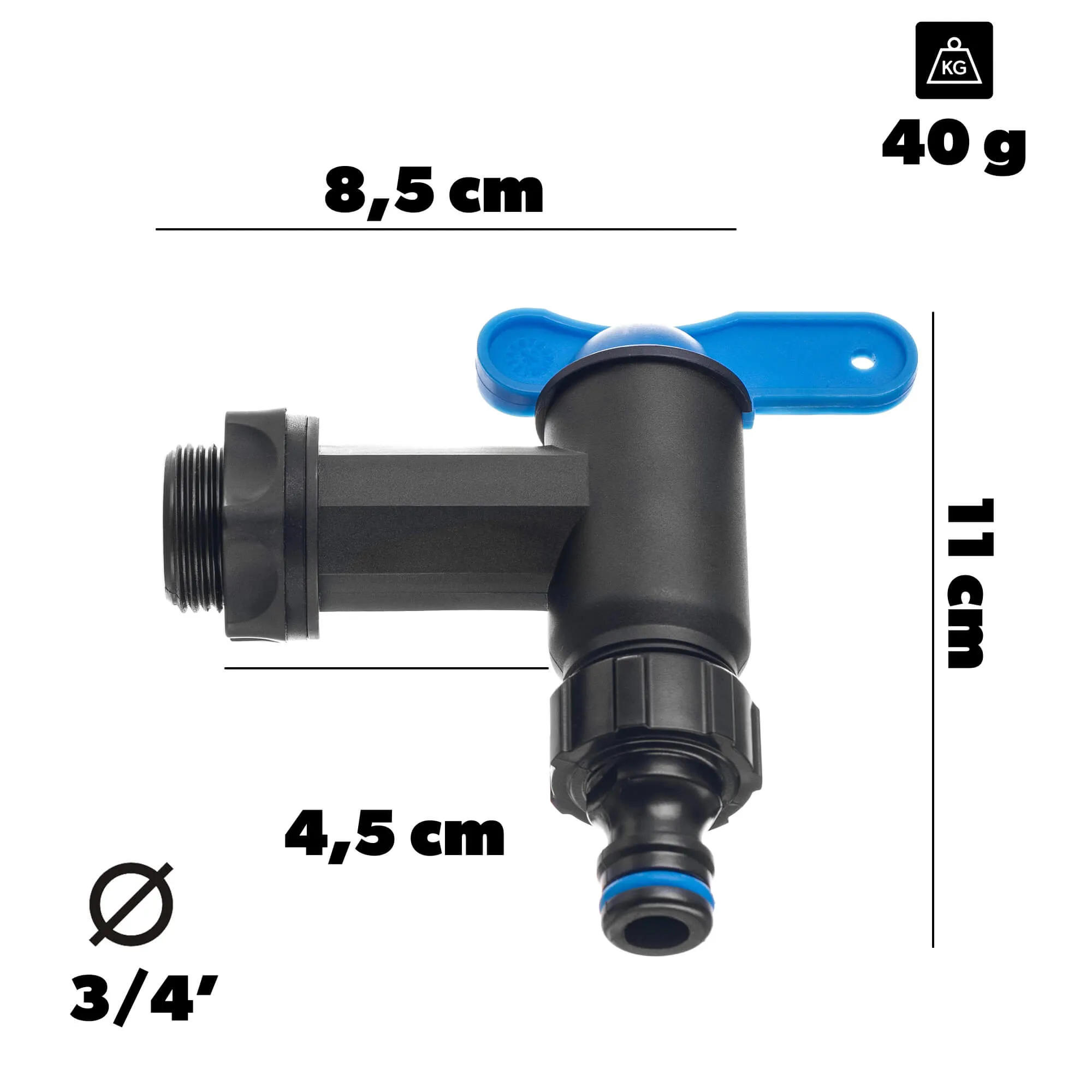 Mora juodas ir mėlynas jungčių rinkinys + greitoji jungtis