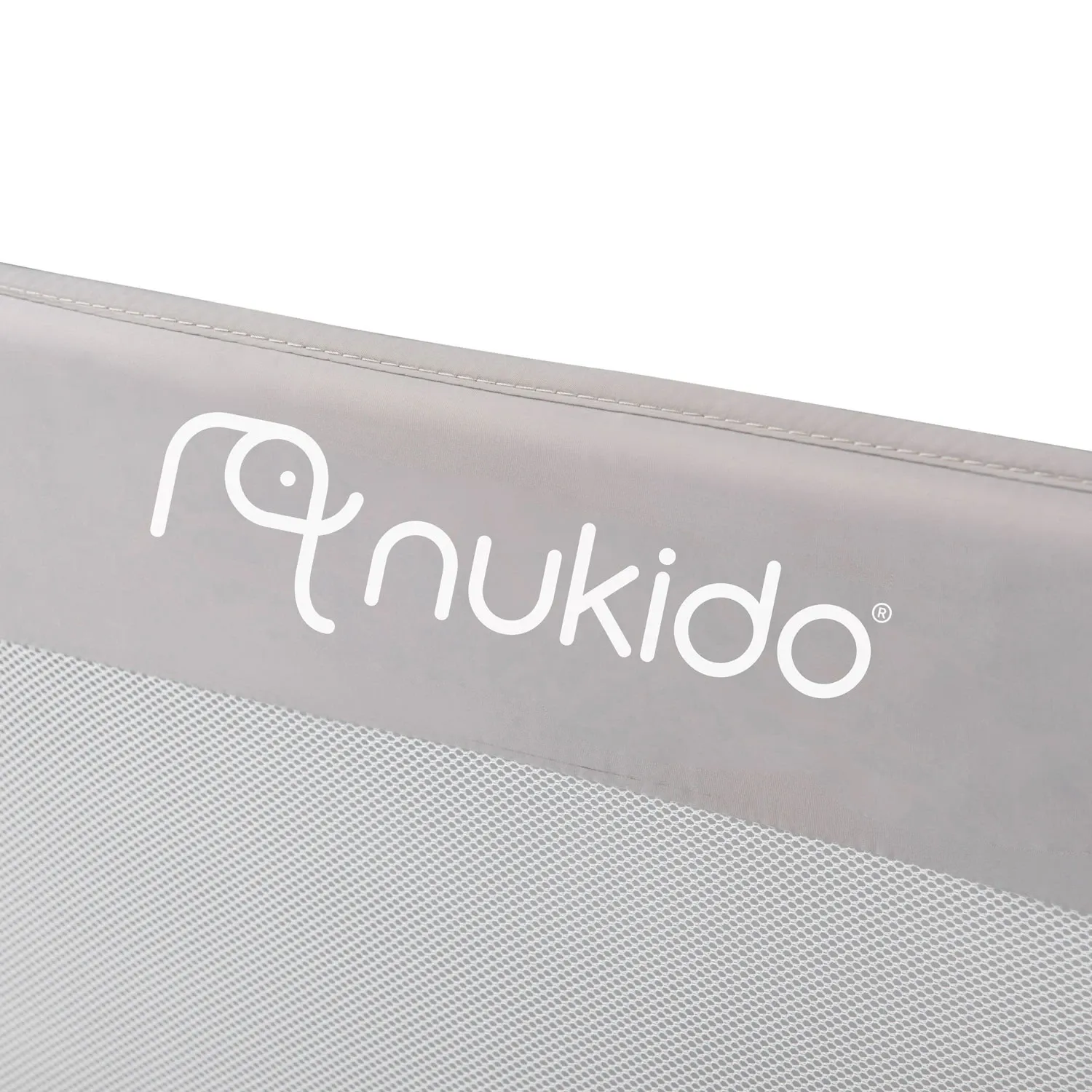 Apsauginis lovos turėklas 150 x 66 x 35 cm, Nukido, pilkas - nuotrauka 1