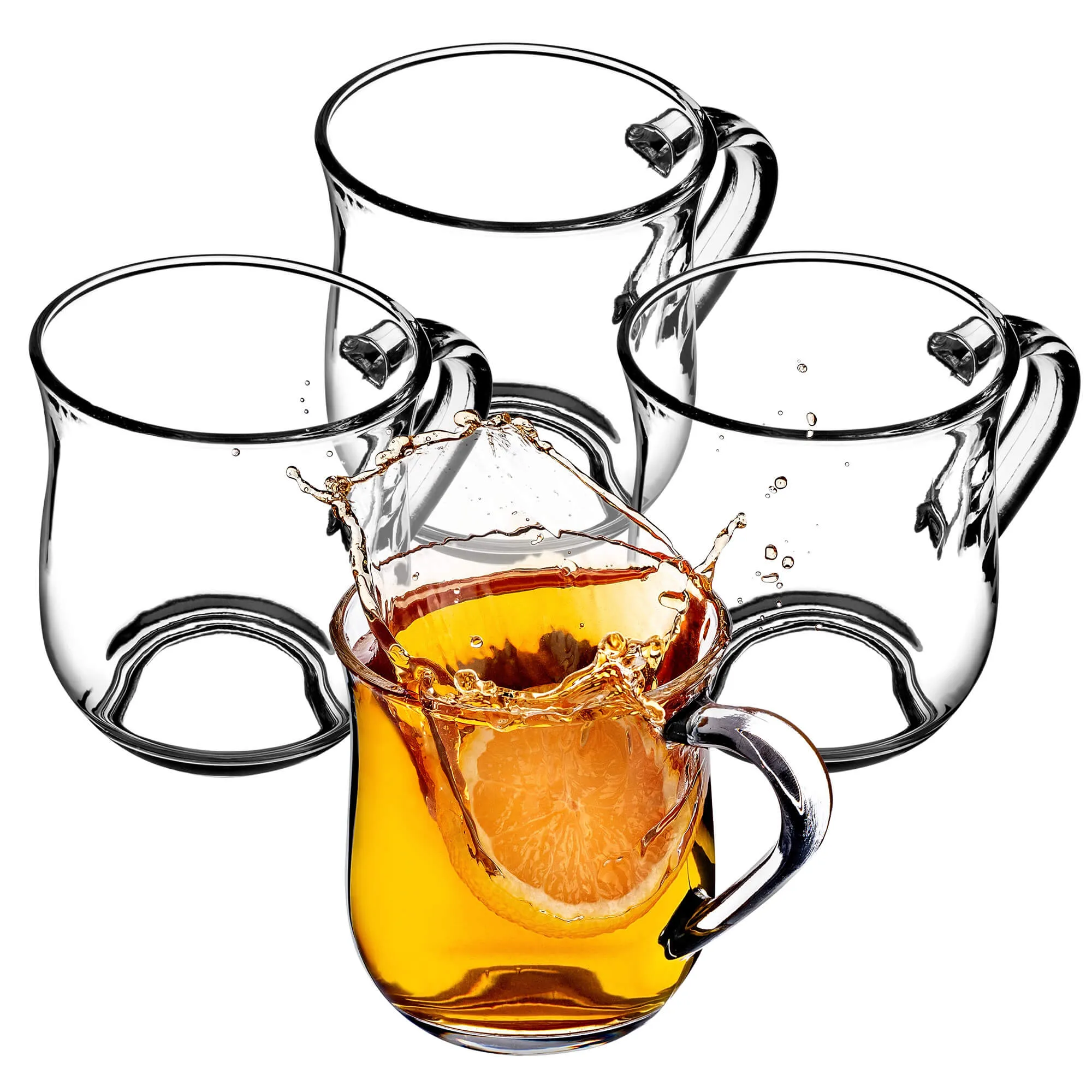 Giba arbatos ir karštų gėrimų puodeliai, 320 ml, 4 vnt.