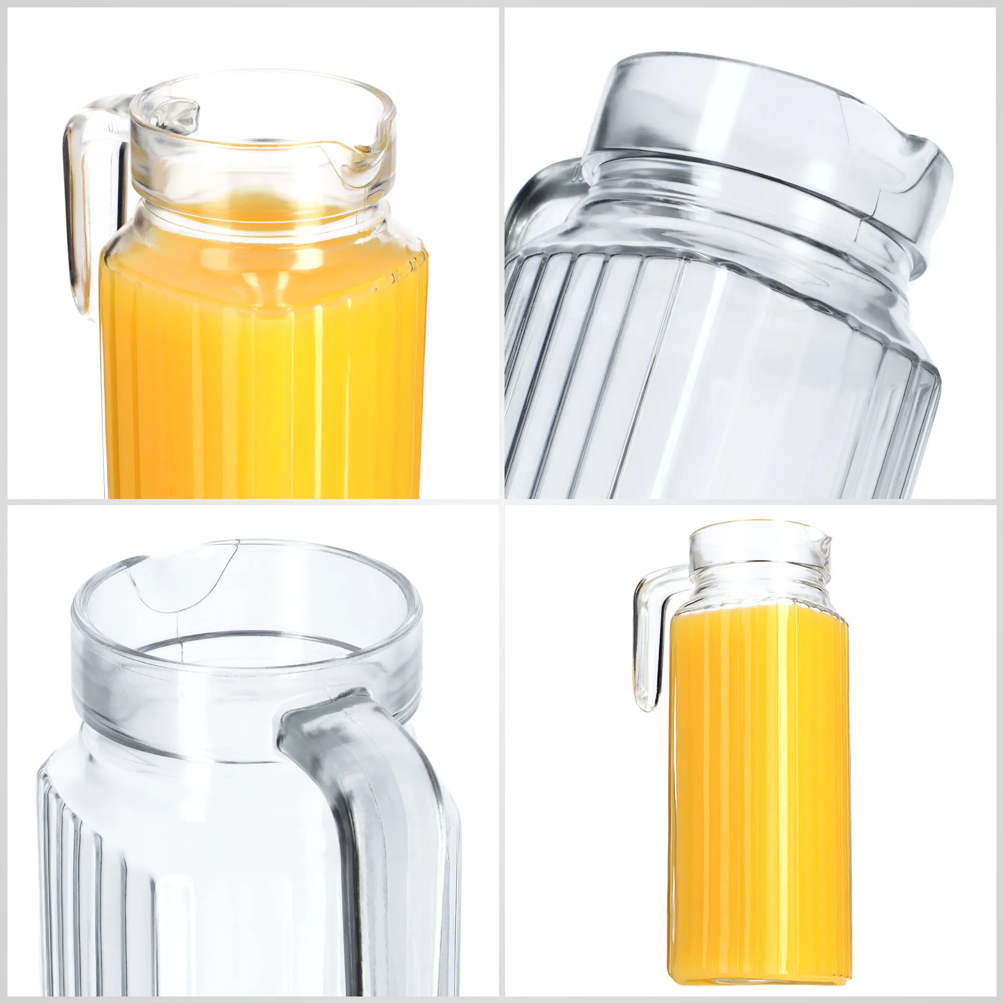 Blera stiklinių rinkinys (360 ml, 6 vnt.) + Bargano ąsotis (1,1 l)