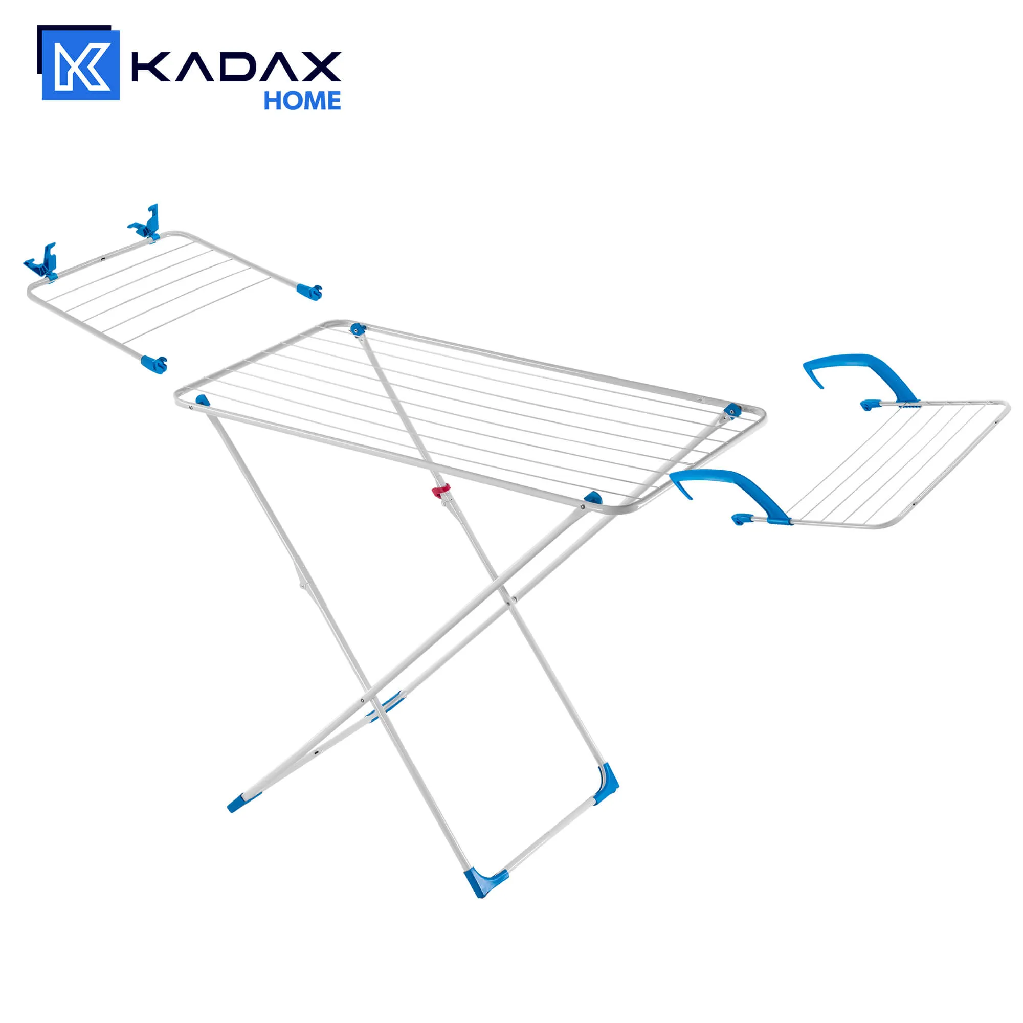 Sava 3 viename pastatoma drabužių džiovyklė, 168 cm, mėlyna