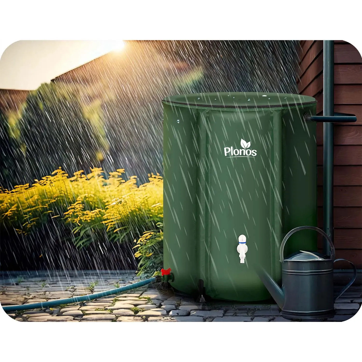 500 l lietaus vandens talpykla „Plonos PL-521“ - nuotrauka 1