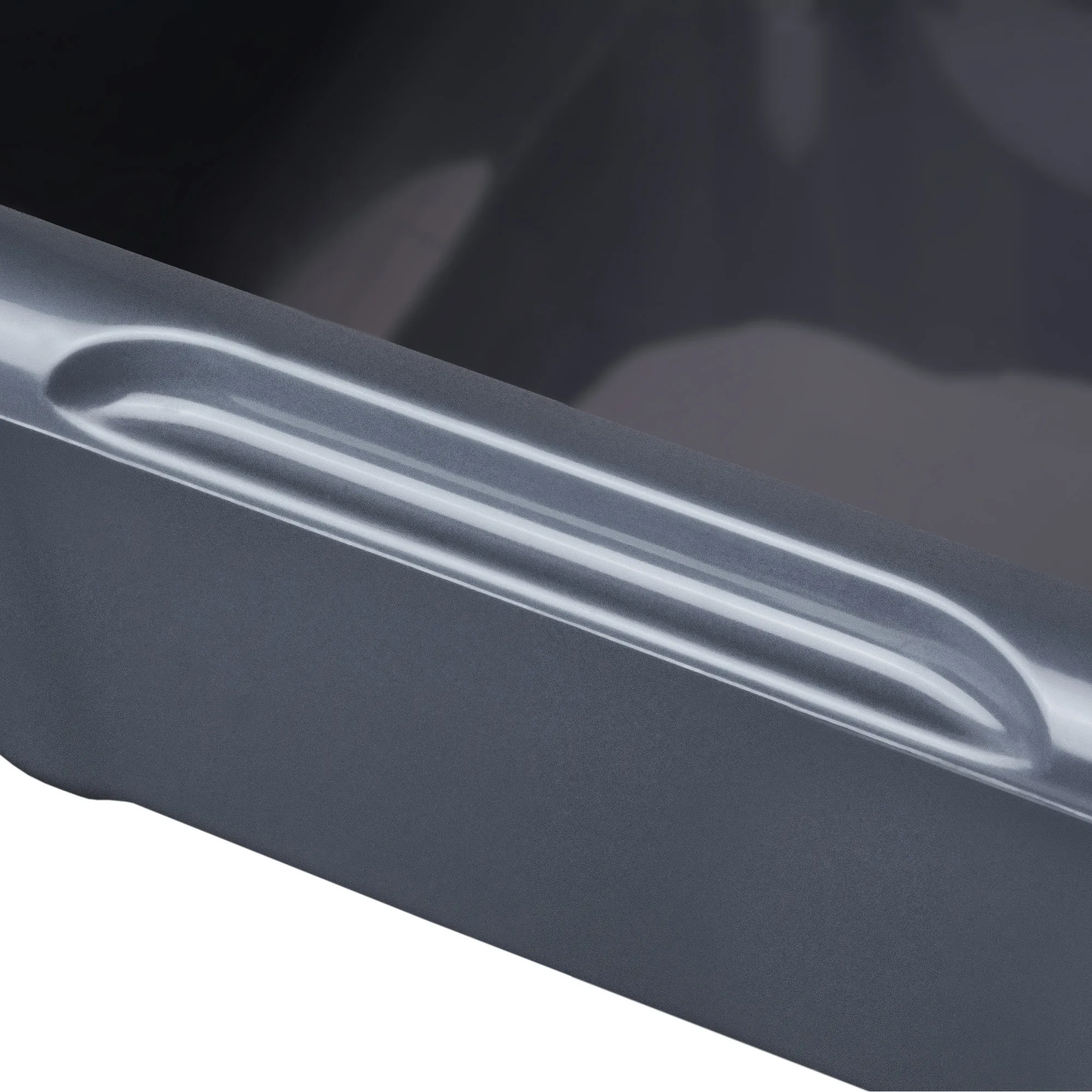 Kollo 12 l kvadratinis vonios dubuo, tamsiai pilkas