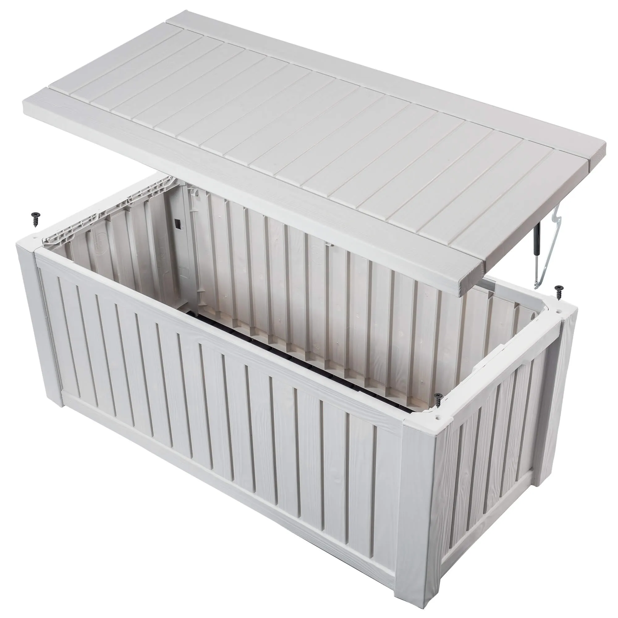 Keter Rockwood laikymo dėžė 570 l, kreminė