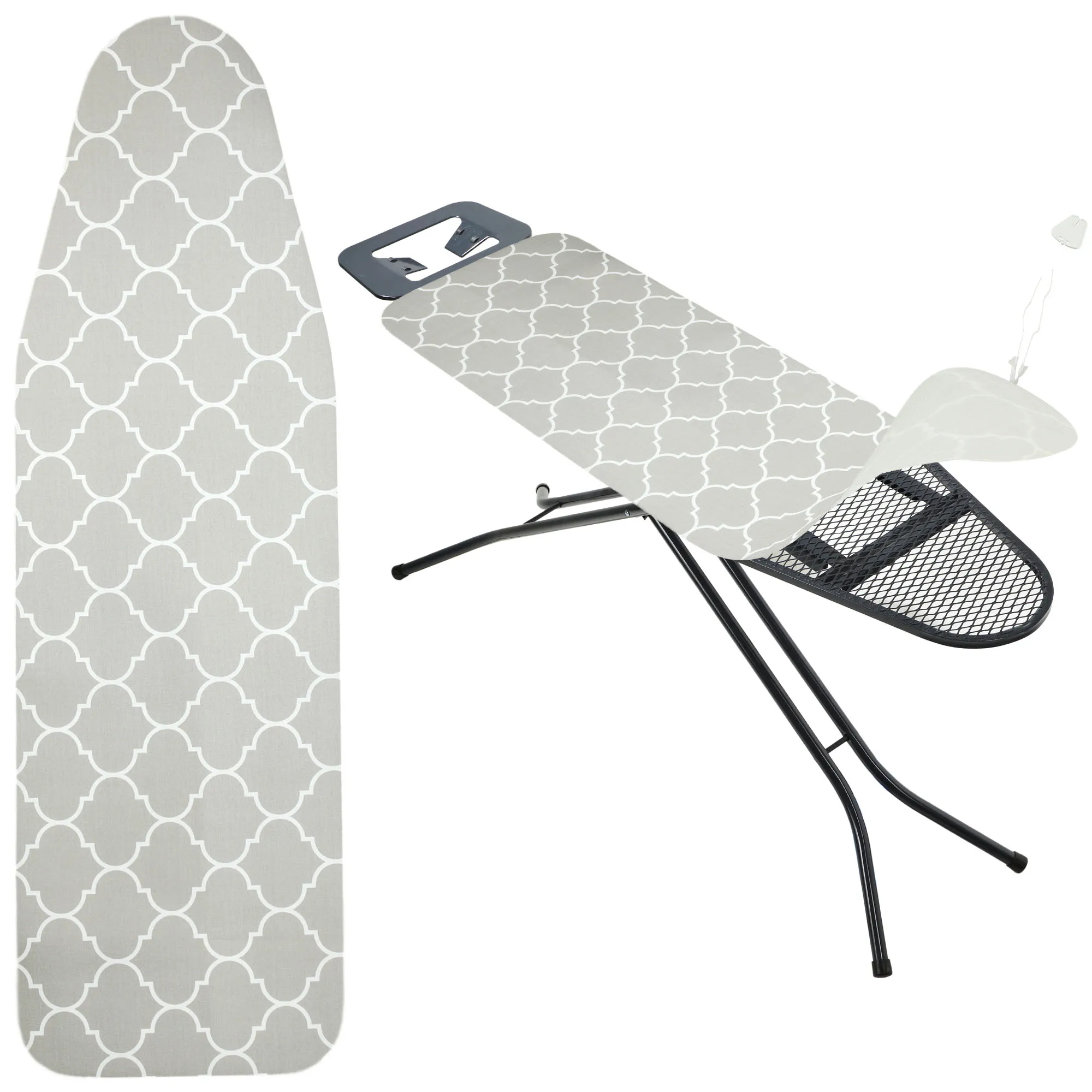 Viseu geometrinis lyginimo lentos užvalkalas 144×44 cm