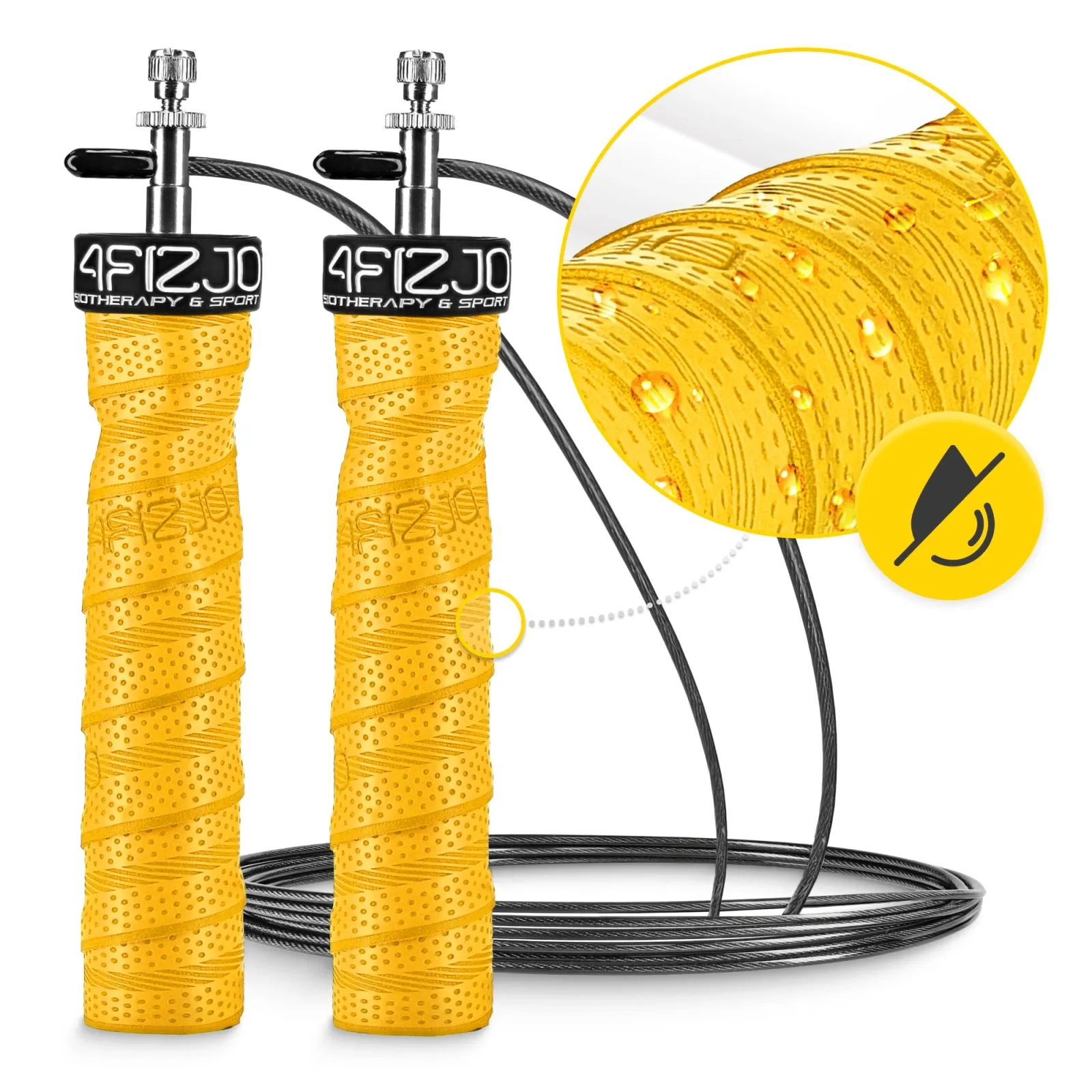 3 m geltona svertinė bokso šokdynė