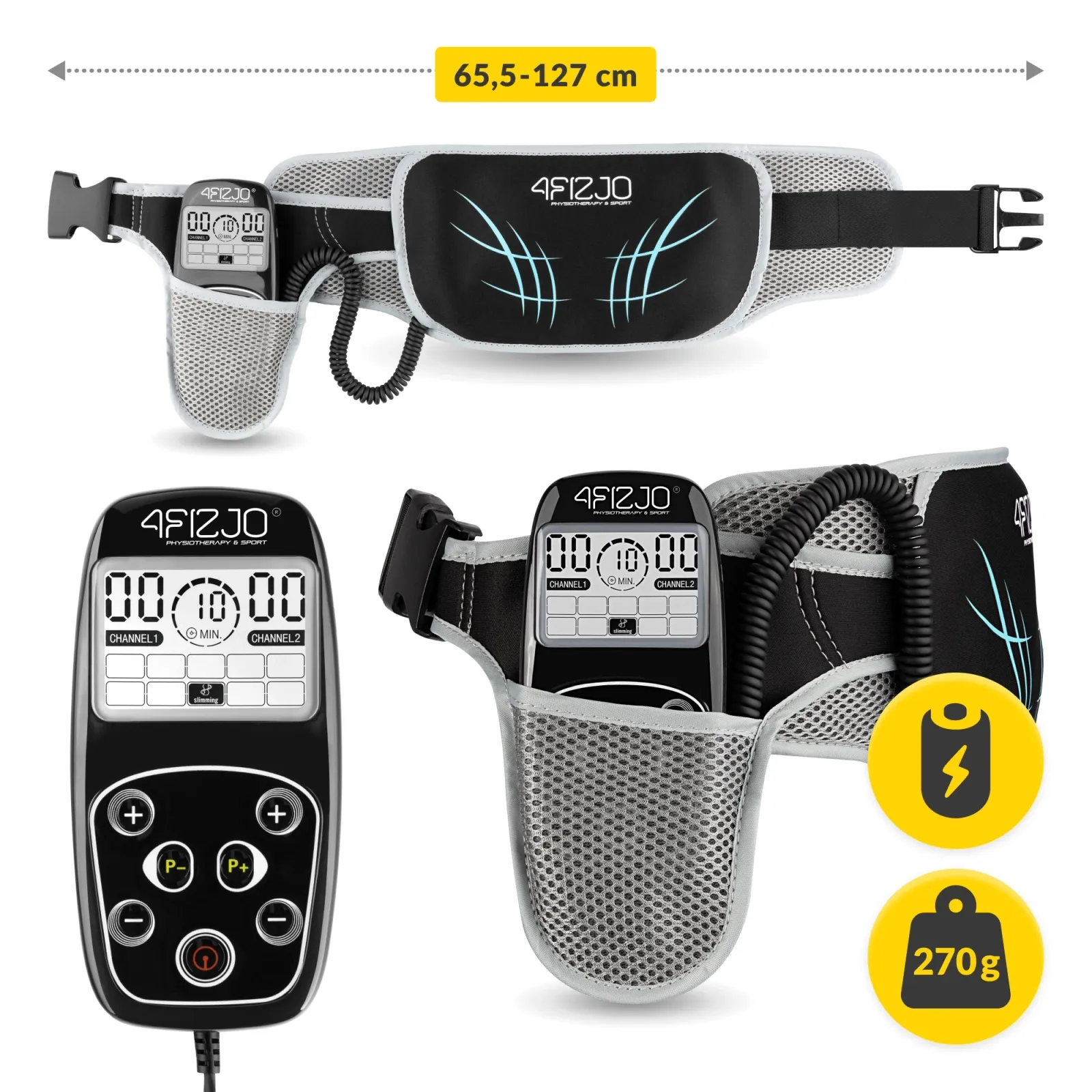 EMS diržo elektrostimuliatorius pilvo raumenims