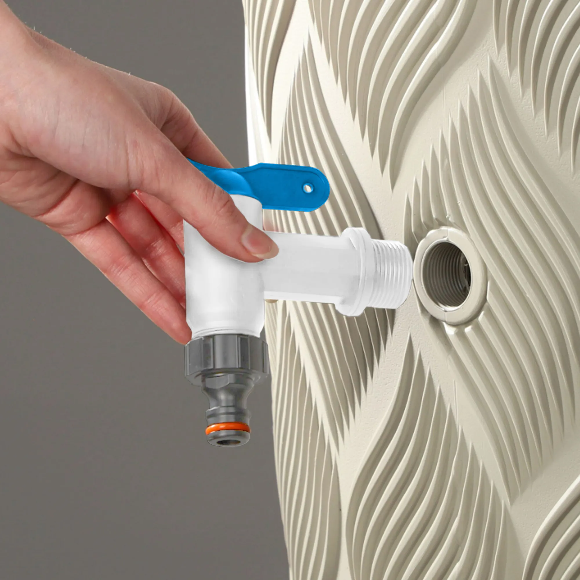 Mora baltai mėlynas prijungimo rinkinys + greitoji jungtis