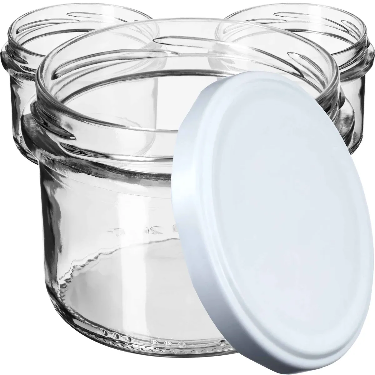 Tartu konservavimo stiklainiai 235 ml 10 vnt. 82 mm + balti dangteliai