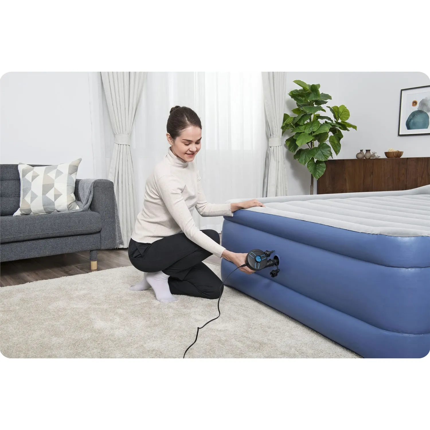 „Powertouch“ 220/12 V elektrinis siurblys „Bestway 62255“ - nuotrauka 1
