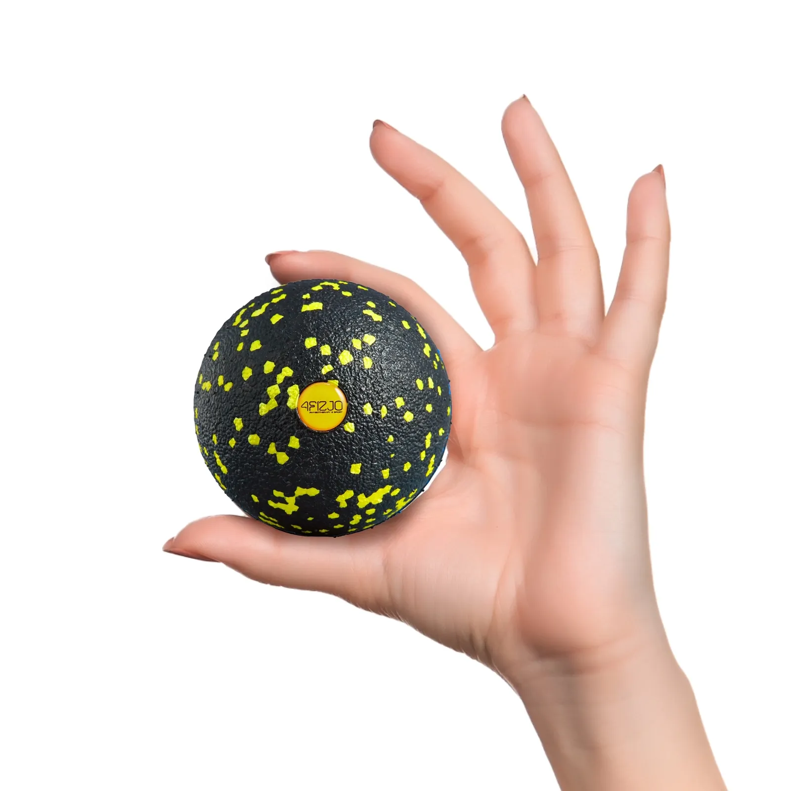 EPP masažo kamuoliukas 8 cm geltonas