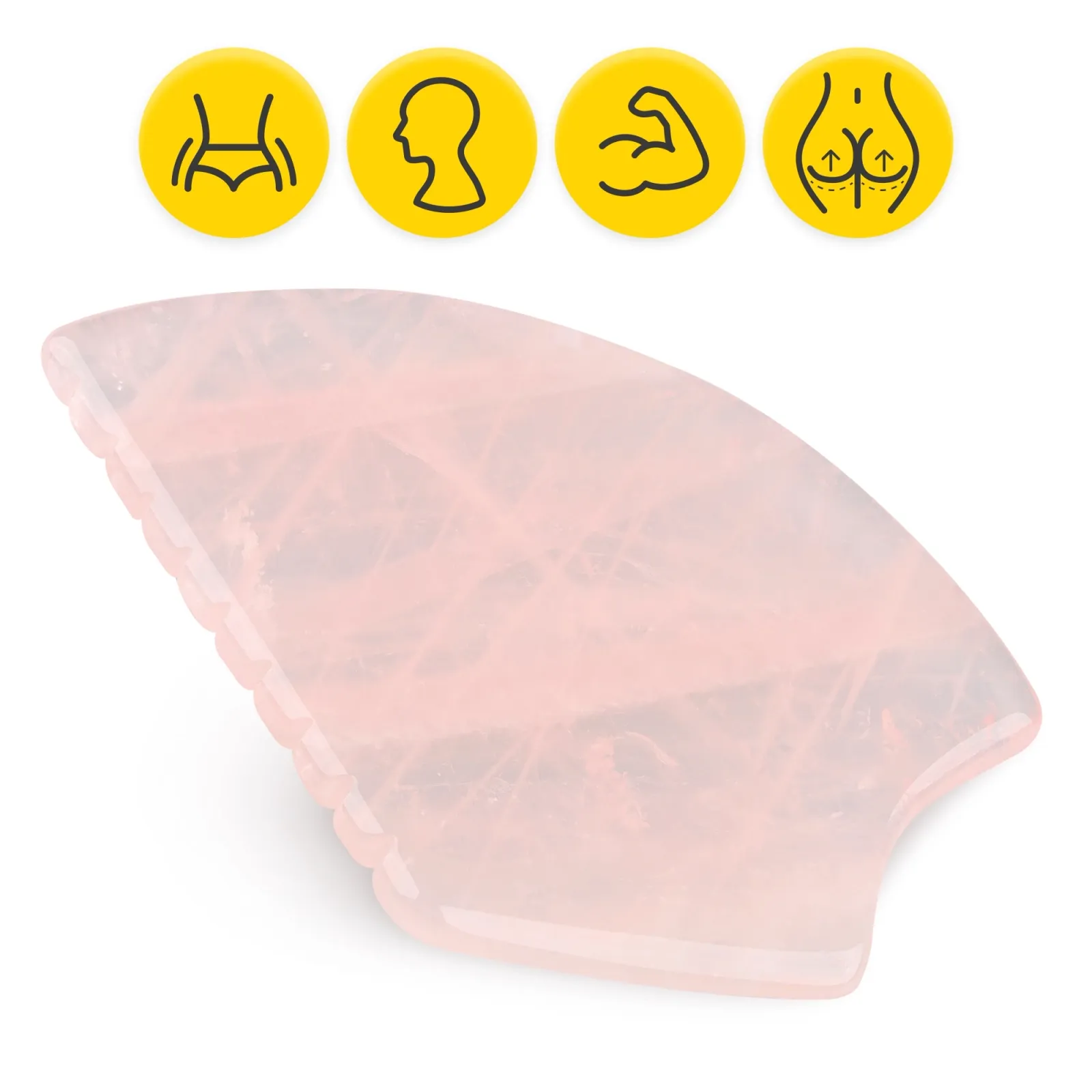 Rievuotas Gua Sha akmuo