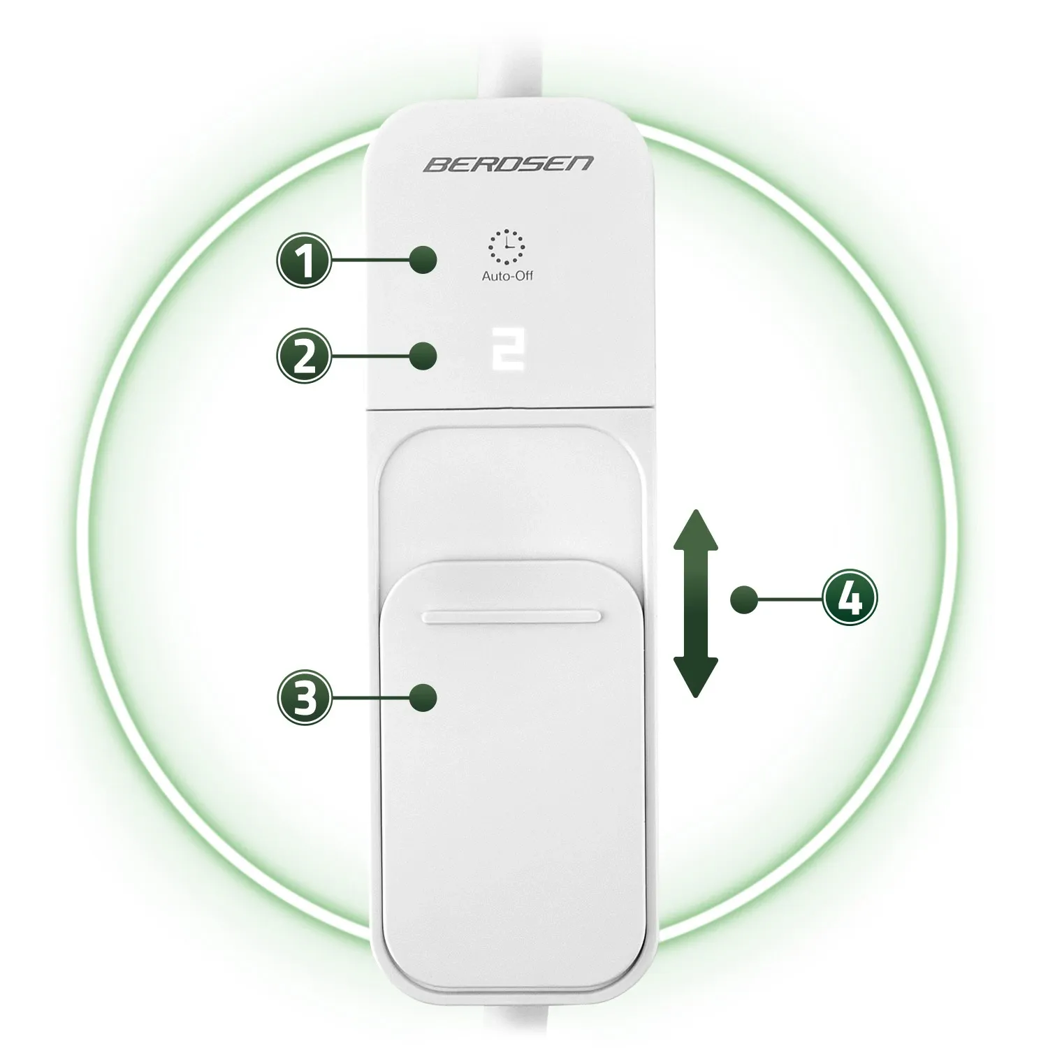 Berdsen BD-970 elektrinis pėdų šildytuvas - nuotrauka 1