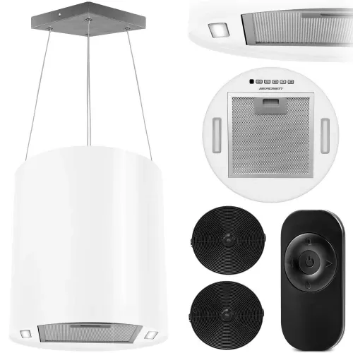 Pakabinamas virtuvės gartraukis, 35 cm, baltas, BT-228 - nuotrauka 1