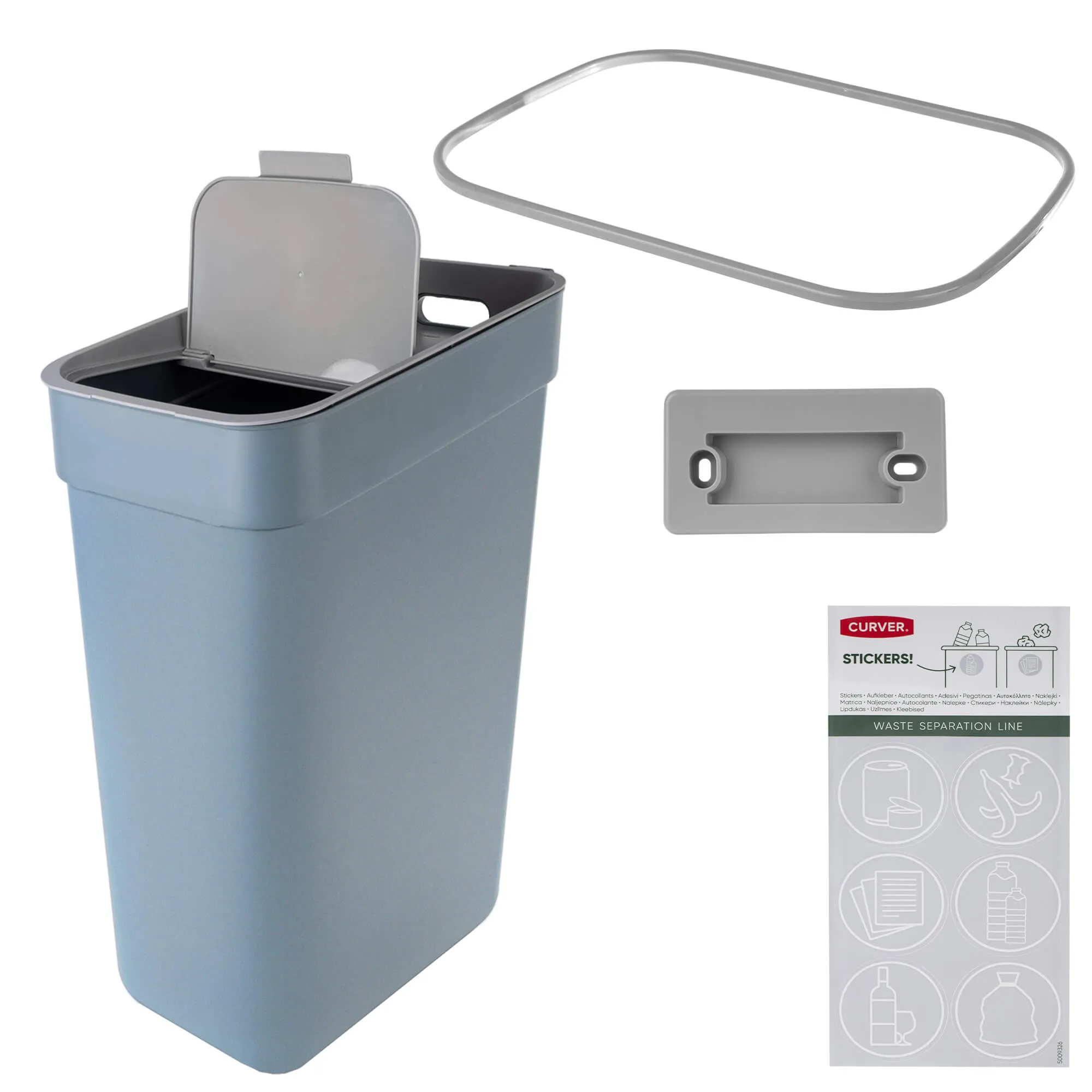 Curver Ready to Collect 30 l mėlyna atliekų rūšiavimo dėžė