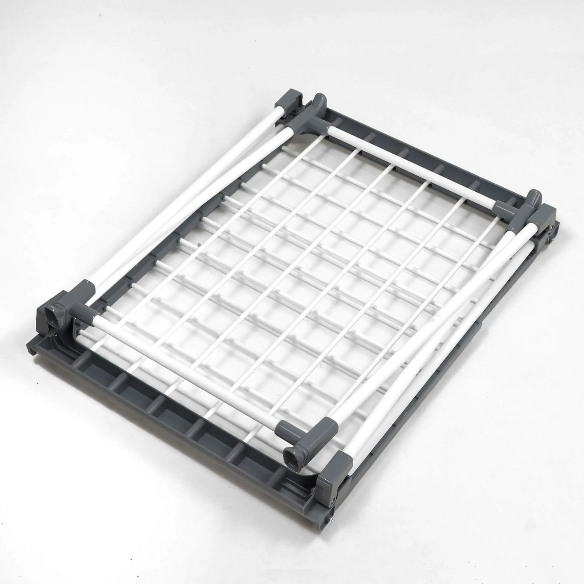 „Egen“ sulankstoma laisvai pastatoma drabužių džiovyklė, pilka, 170 cm