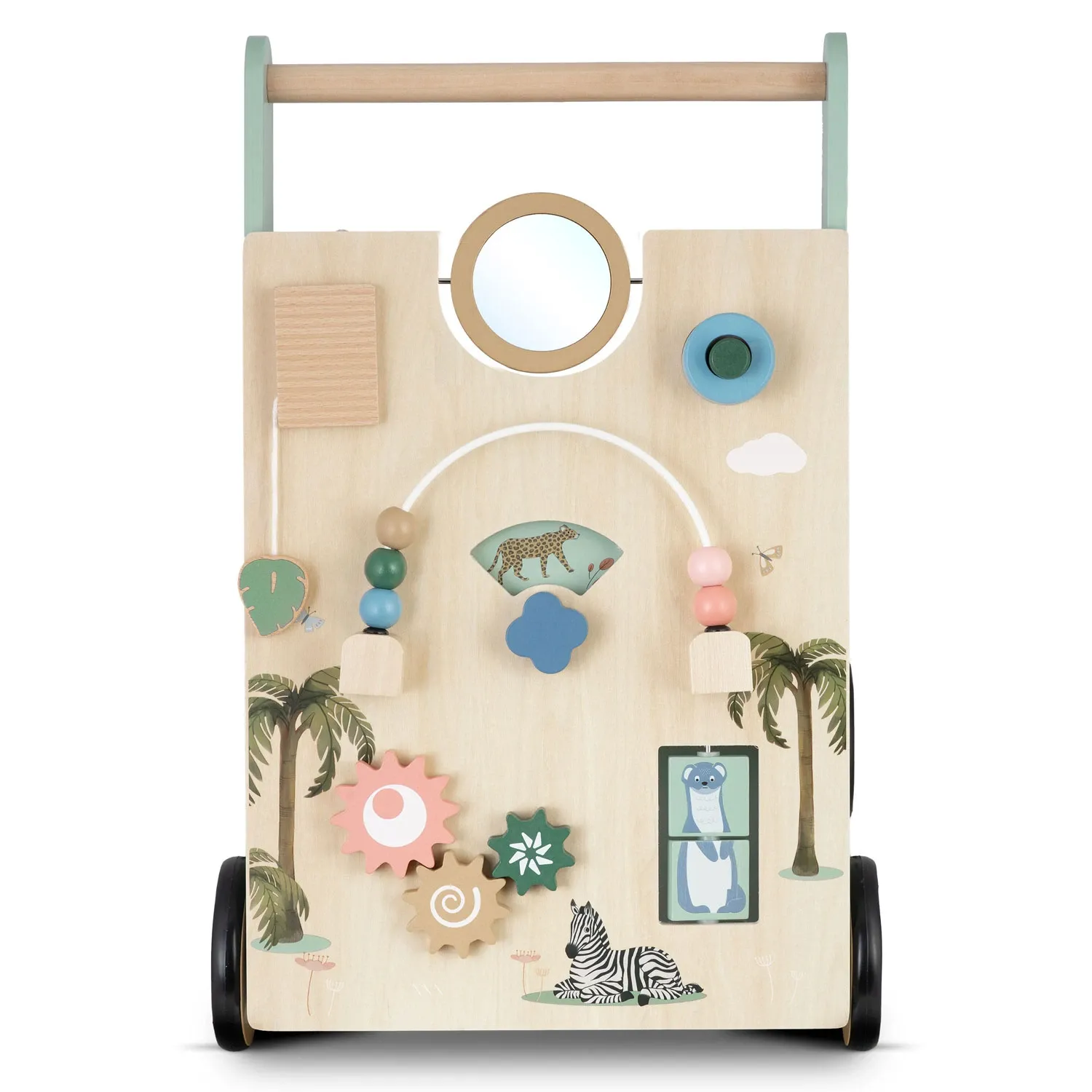 Medinis vaikštynė-stūmiklis NK-857 Nukido - nuotrauka 1