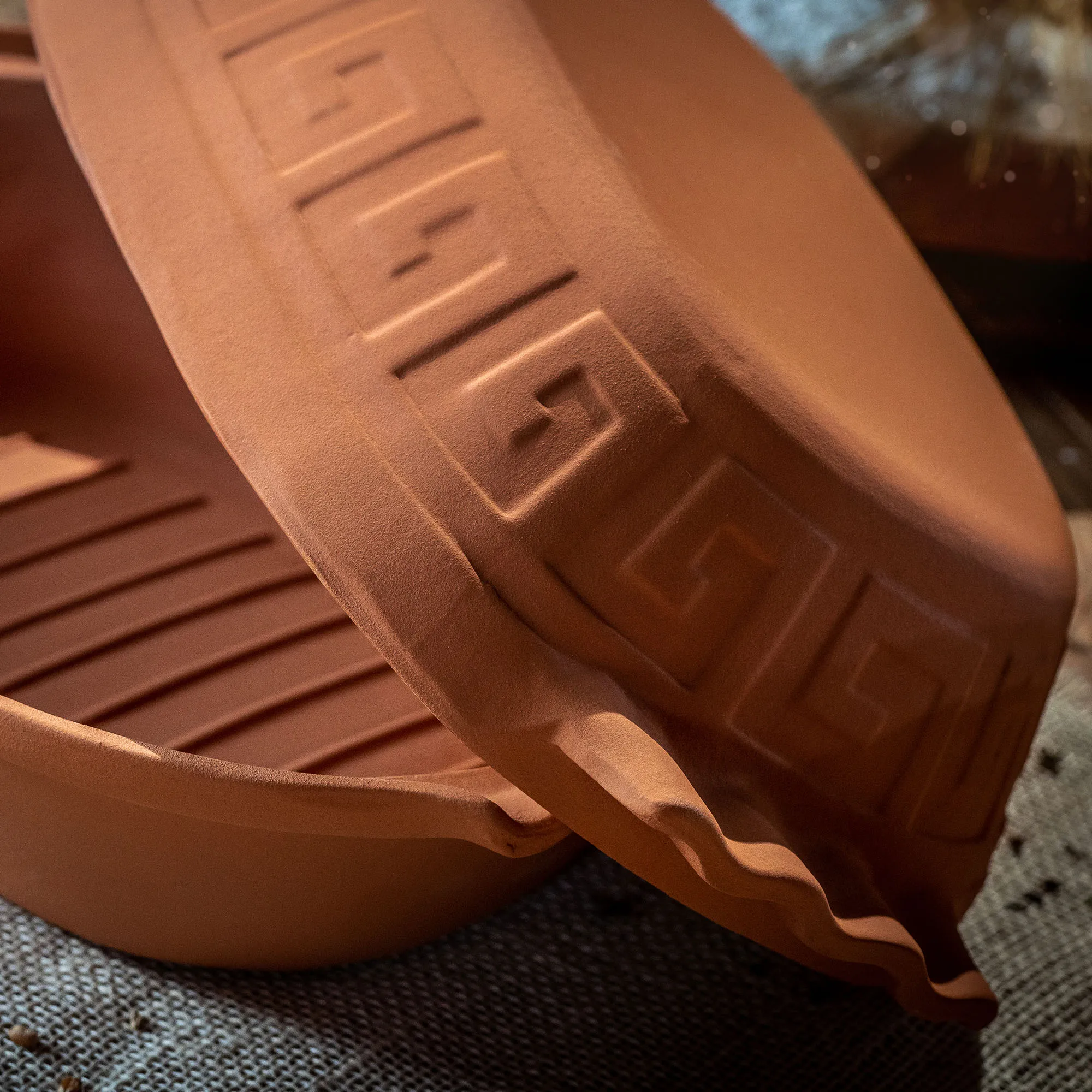 Augustus romėniškas puodas 4 l, ovalus