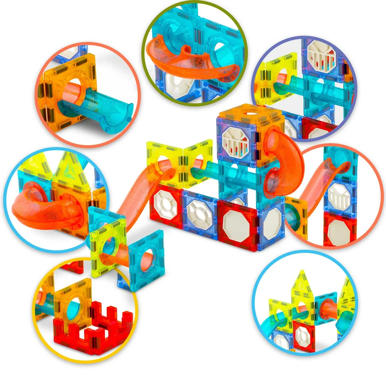 Magnetiniai kaladėlės su šviesa RK-763 Ricokids - nuotrauka 1