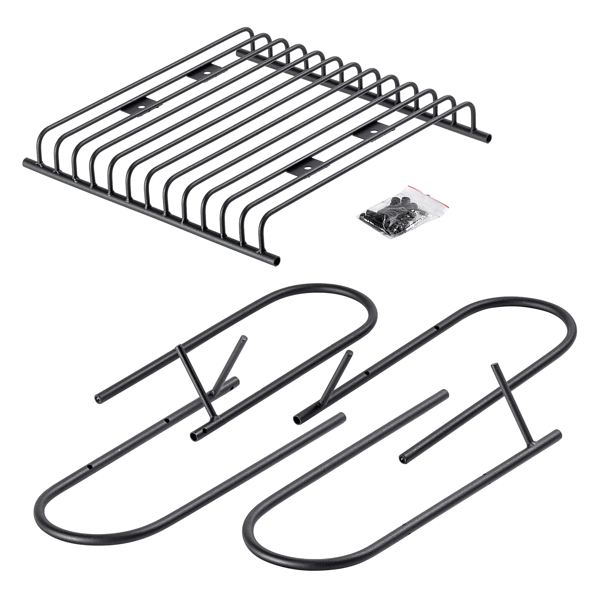 Ruste sodo suolas 50 x 45 cm, juodas