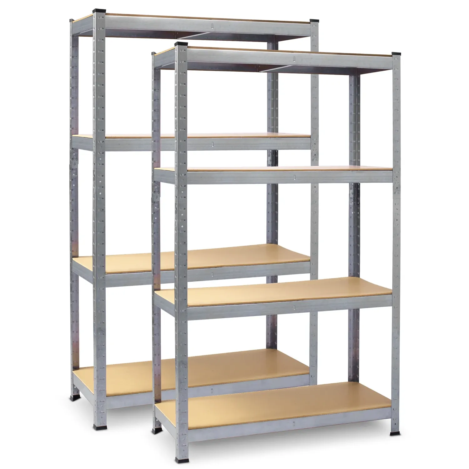 Metalinių daiktų laikymo lentynų komplektas (2 vnt.), 180 x 90 x 40 cm, Plonos PL-702 - nuotrauka 1