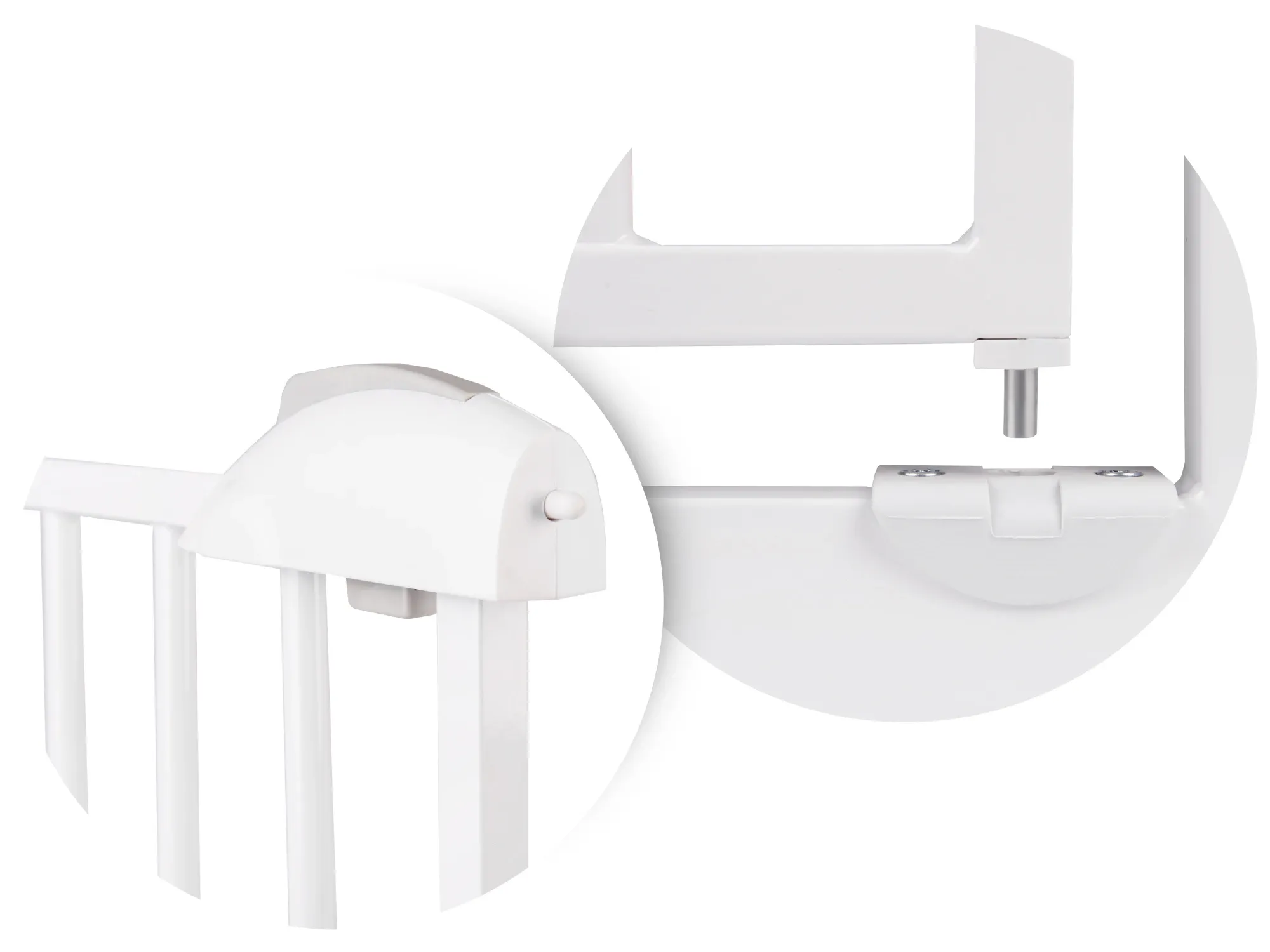 „Nukido 718100“ balti apsauginiai varteliai - nuotrauka 1