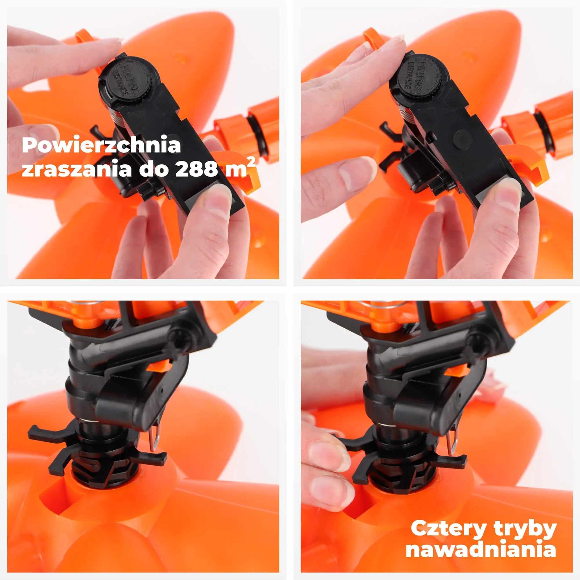 Svyruojantis sodo laistymo purkštuvas 22 x 14 cm