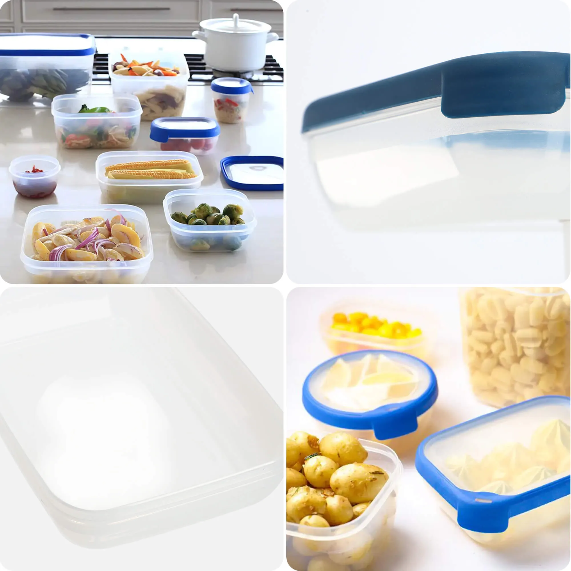 2,6 l „Curver Grand Chef Eco Line“ stačiakampis indas, mėlynas