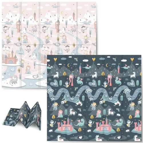 Sulankstomas edukacinis putplasčio kilimėlis 200 x 180 x 1 cm Nukido NK-340 - nuotrauka 1