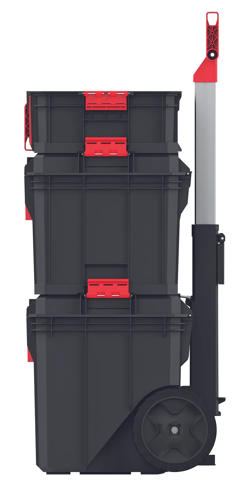 KISTENBERG Modular Solution 4in1 įrankių dėžės rinkinys B – KMSS553585B – juoda