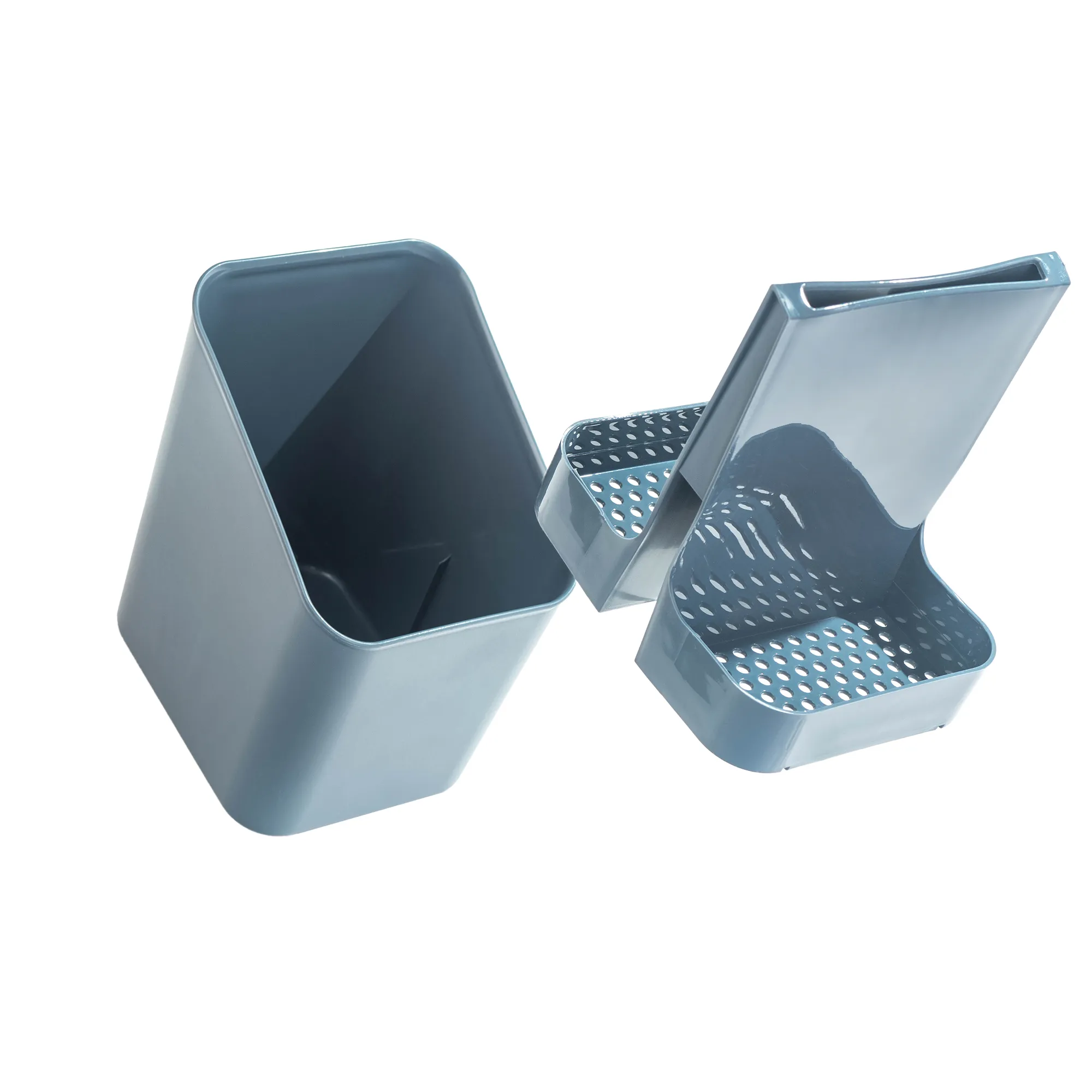 Barga stalo įrankių džiovyklė, tamsiai pilka