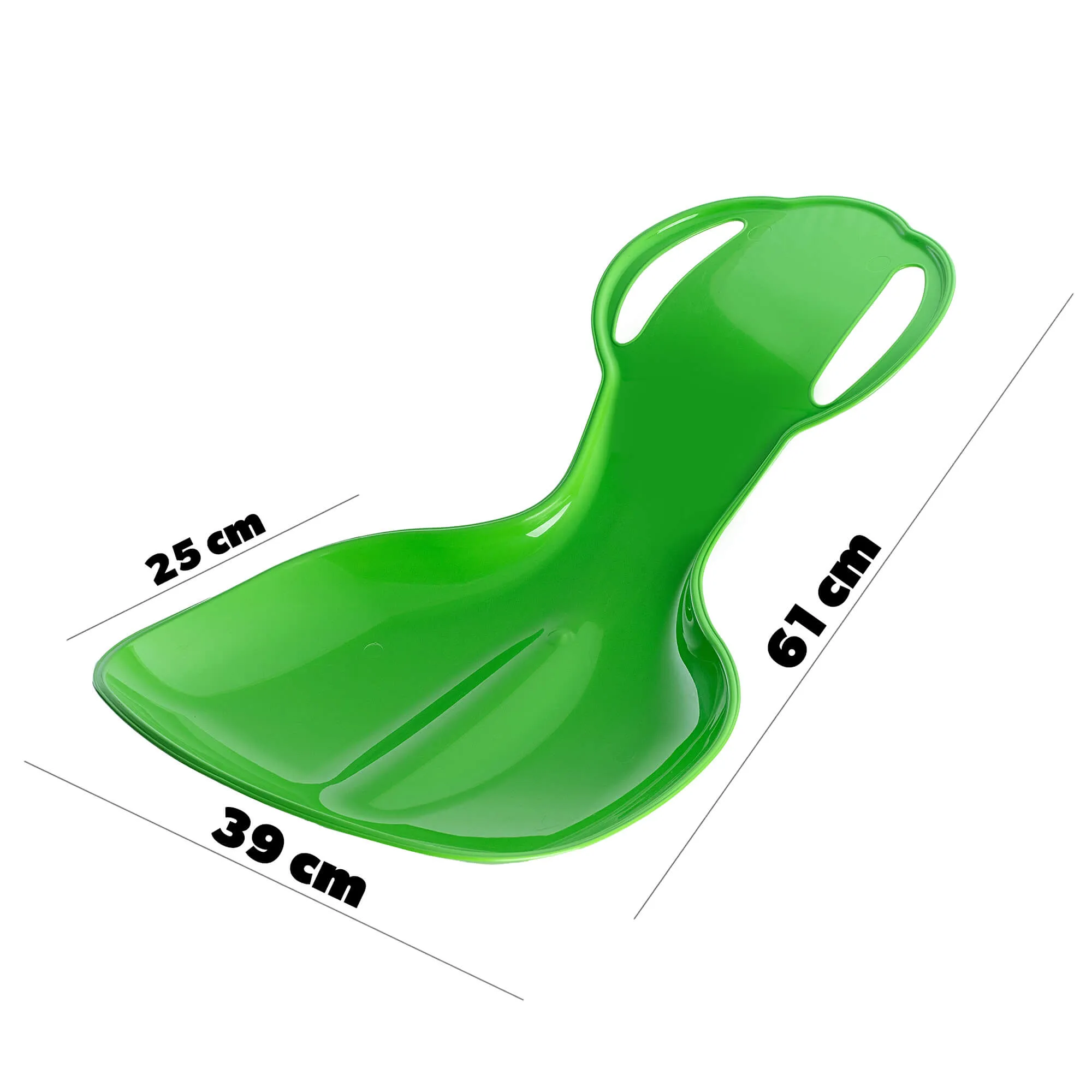 Plastikinė čiuožykla, obuolio formos, žalia
