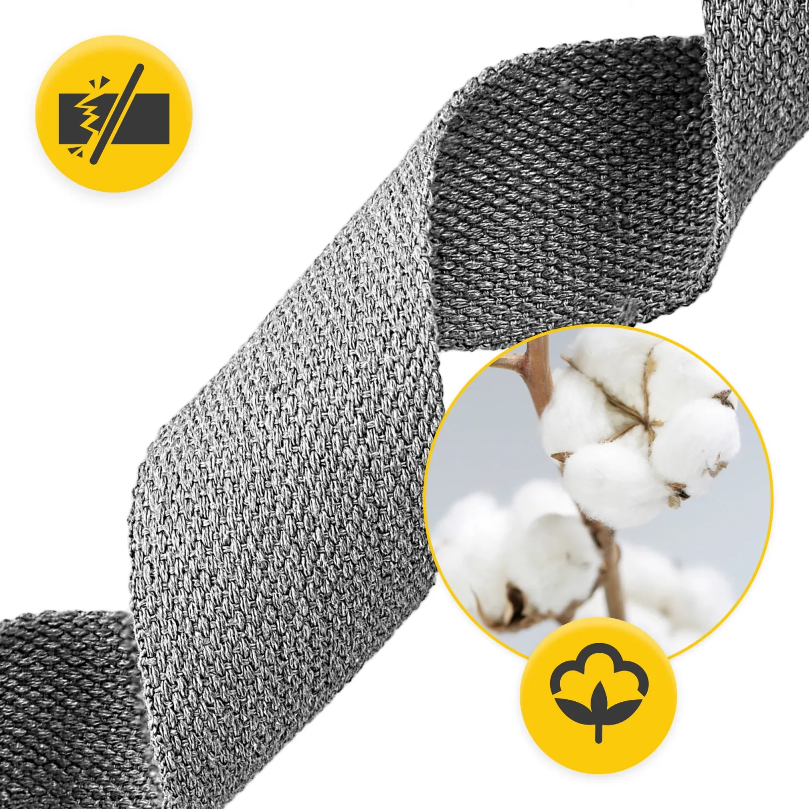 Pilkas jogos dirželis