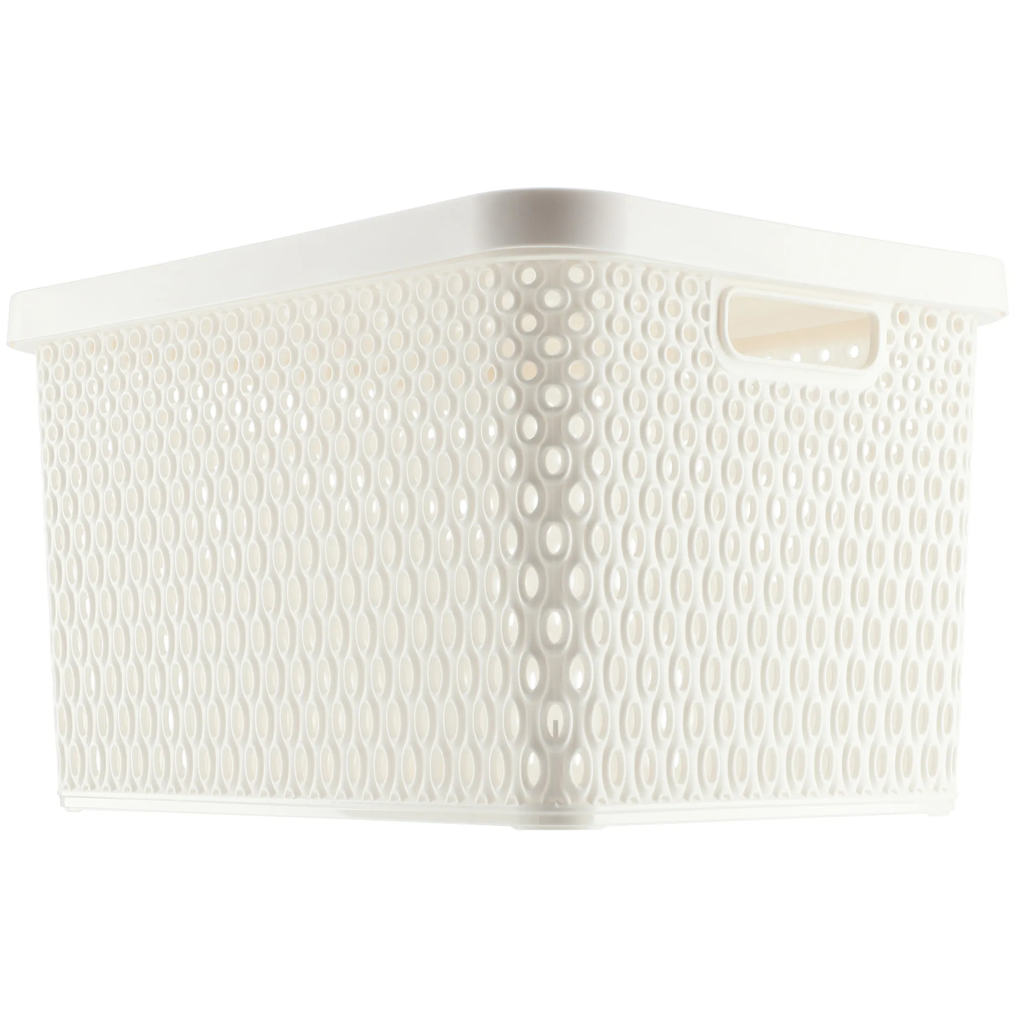 Pau 18L baltas daiktadėžės krepšys su dangčiu