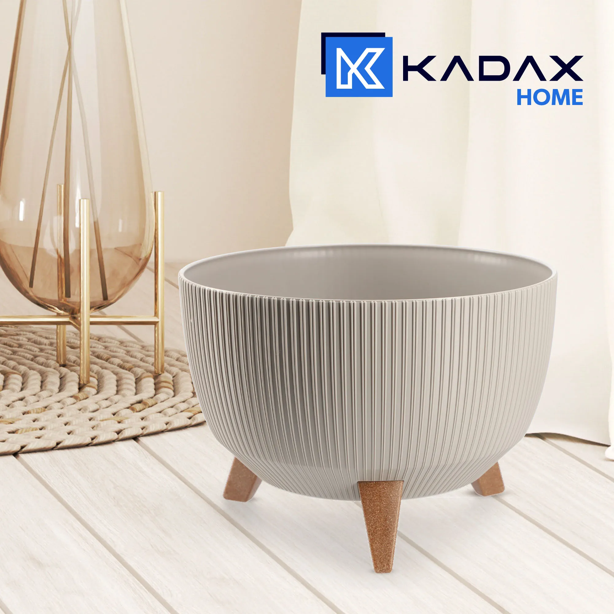 Milis gėlių dubuo su kojelėmis 29 cm