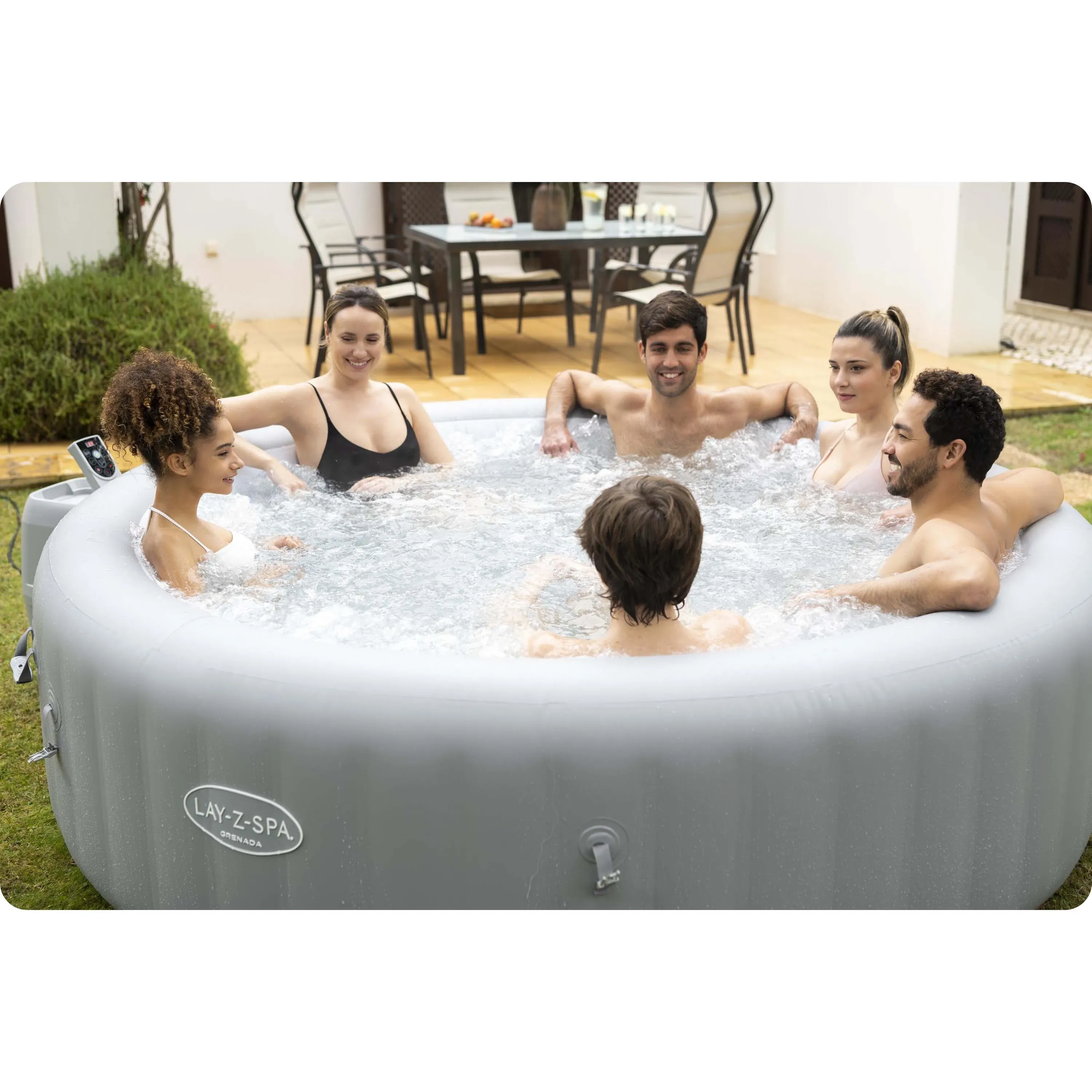 Pripučiama SPA vonia „Lay-Z Grenada“, skirta 8 žmonėms, „Bestway“, 60135 - nuotrauka 1