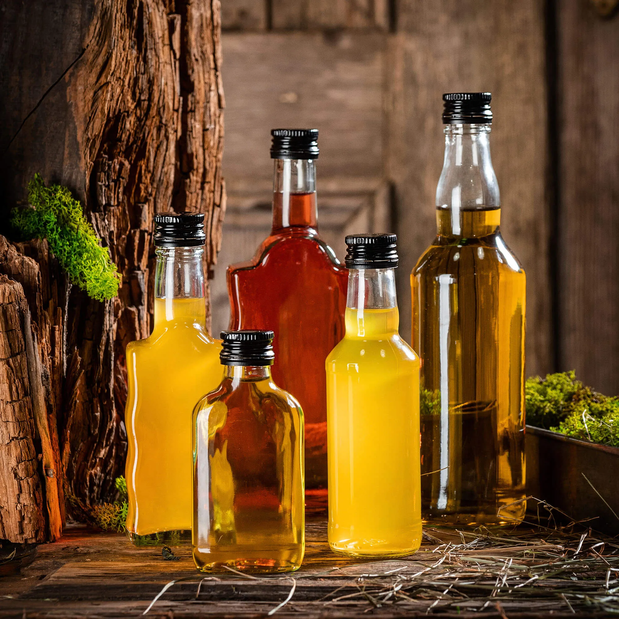 Annot aliumininiai butelių kamšteliai, 28 mm skersmens, juodi, 10 vnt.