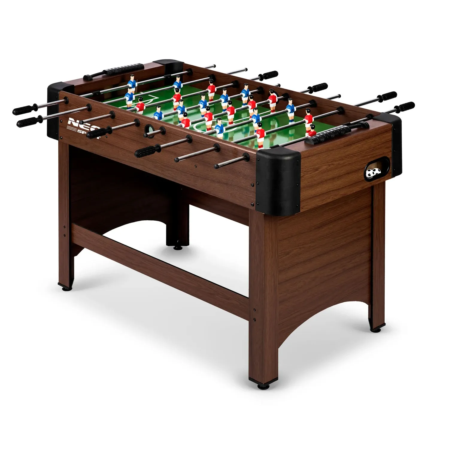 „Neosport“ stalo futbolo stalas, 118 x 61 x 79 cm, NS-804, tamsiai rudas - nuotrauka 1