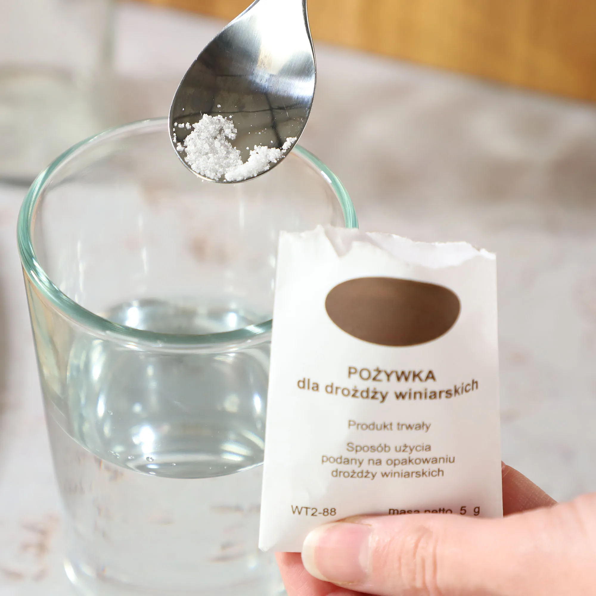 Vyno mielių maistinė medžiaga, 5 g