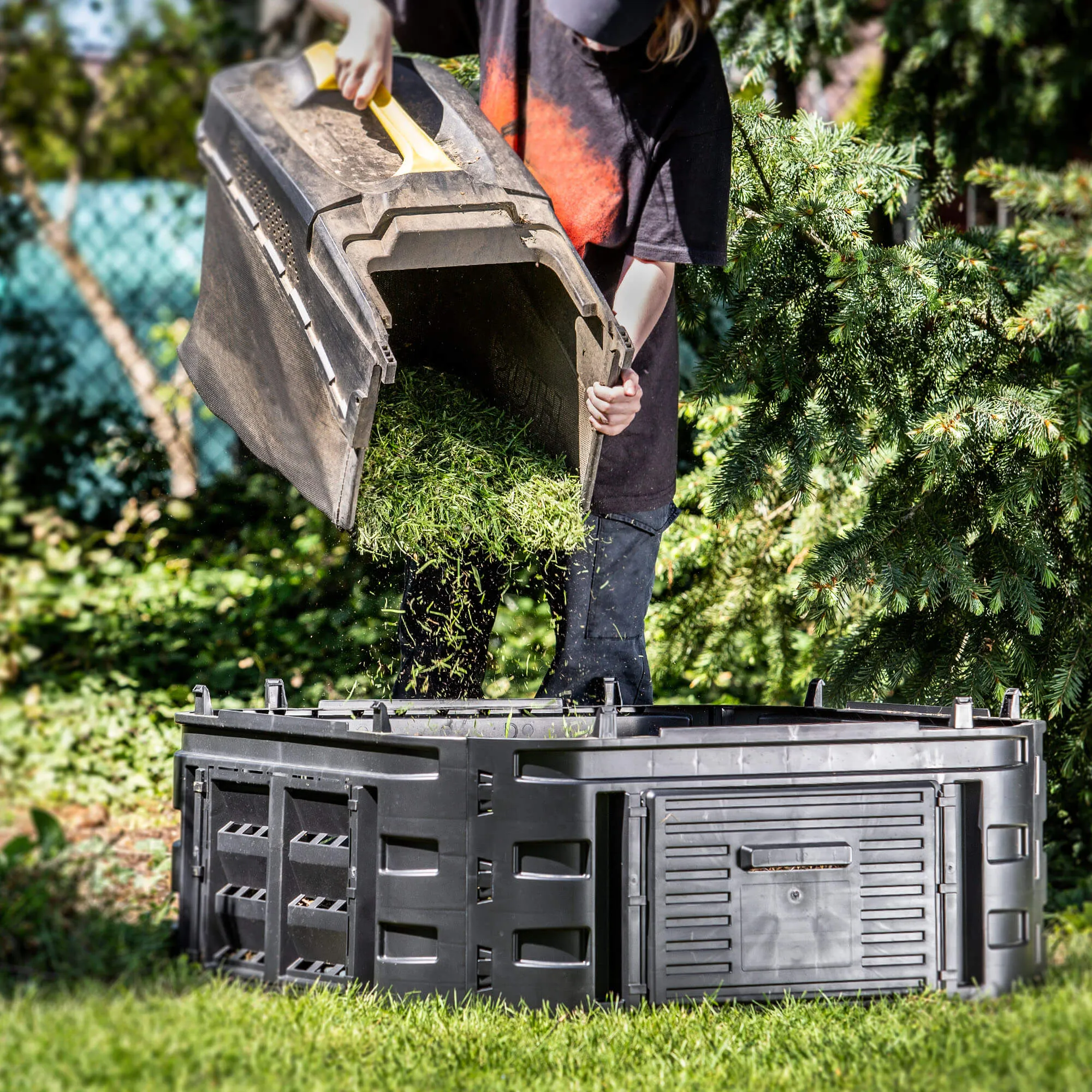 „Togiak“ 260 l kompostinės prailginimo modulis, juodas